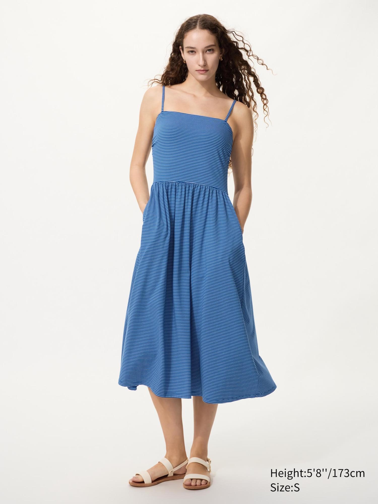 AIRism Cotton Camisole Bra Dress | Stripe by UNIQLO