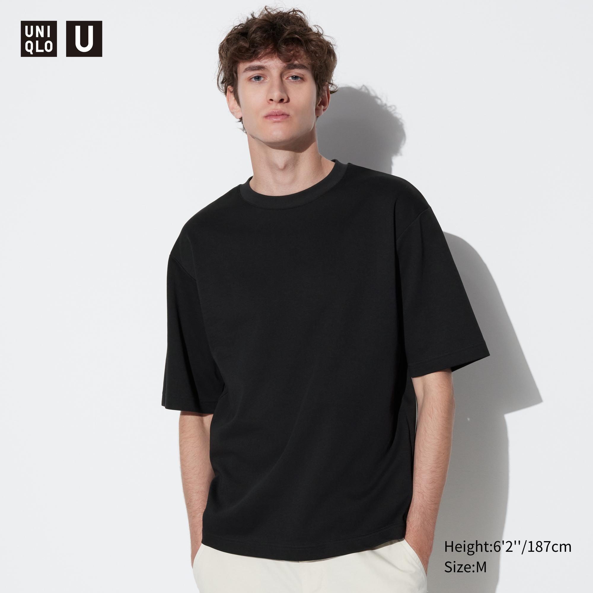 AIRism Cotton Oversized T-Shirt | Half-Sleeve by UNIQLO