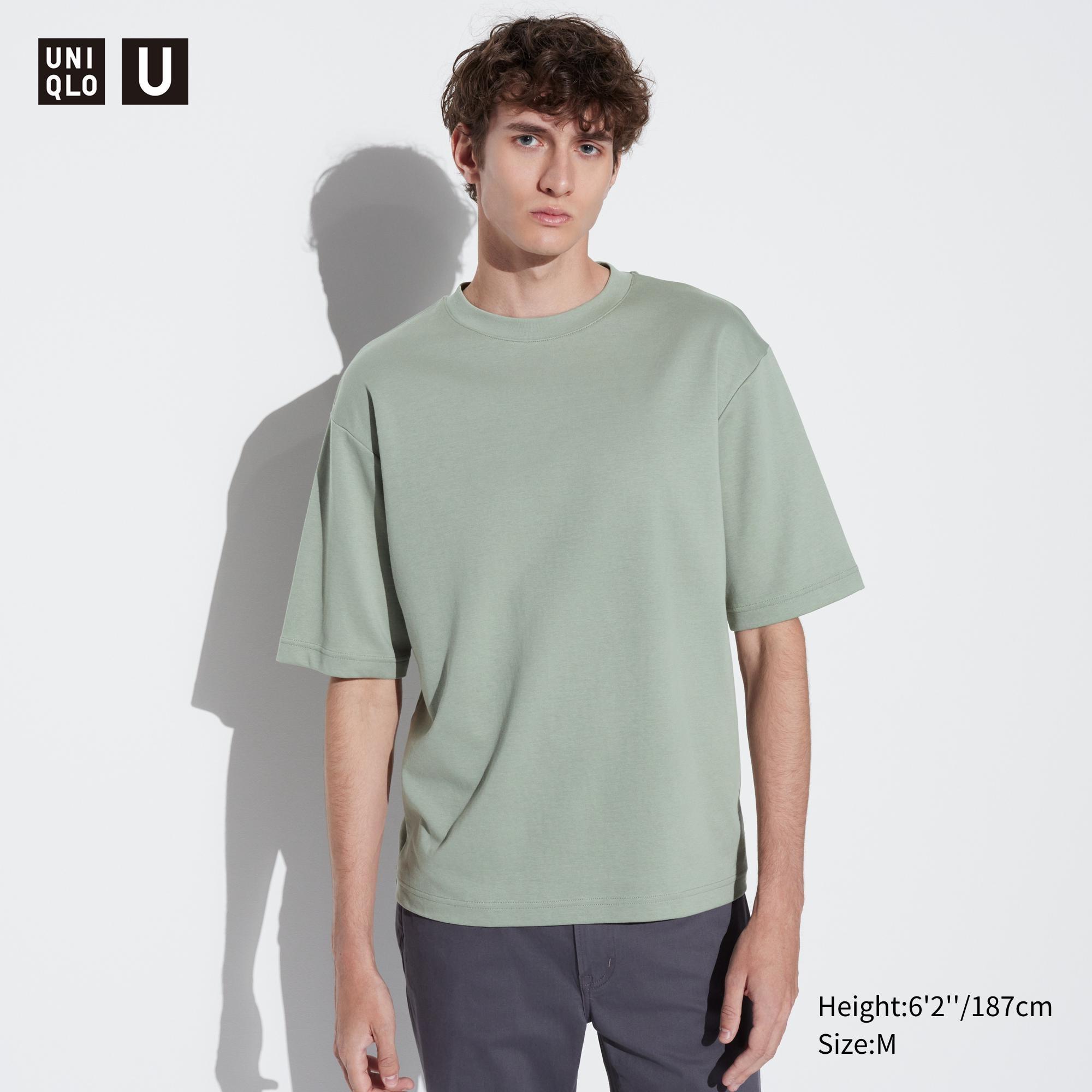 AIRism Cotton Oversized T-Shirt | Half-Sleeve by UNIQLO