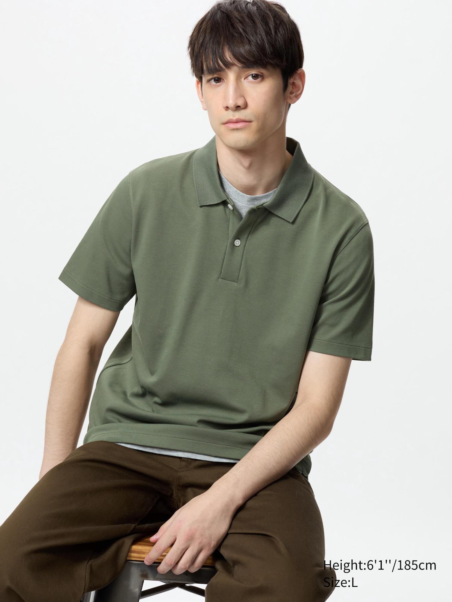 AIRism Cotton Pique Polo Shirt by UNIQLO