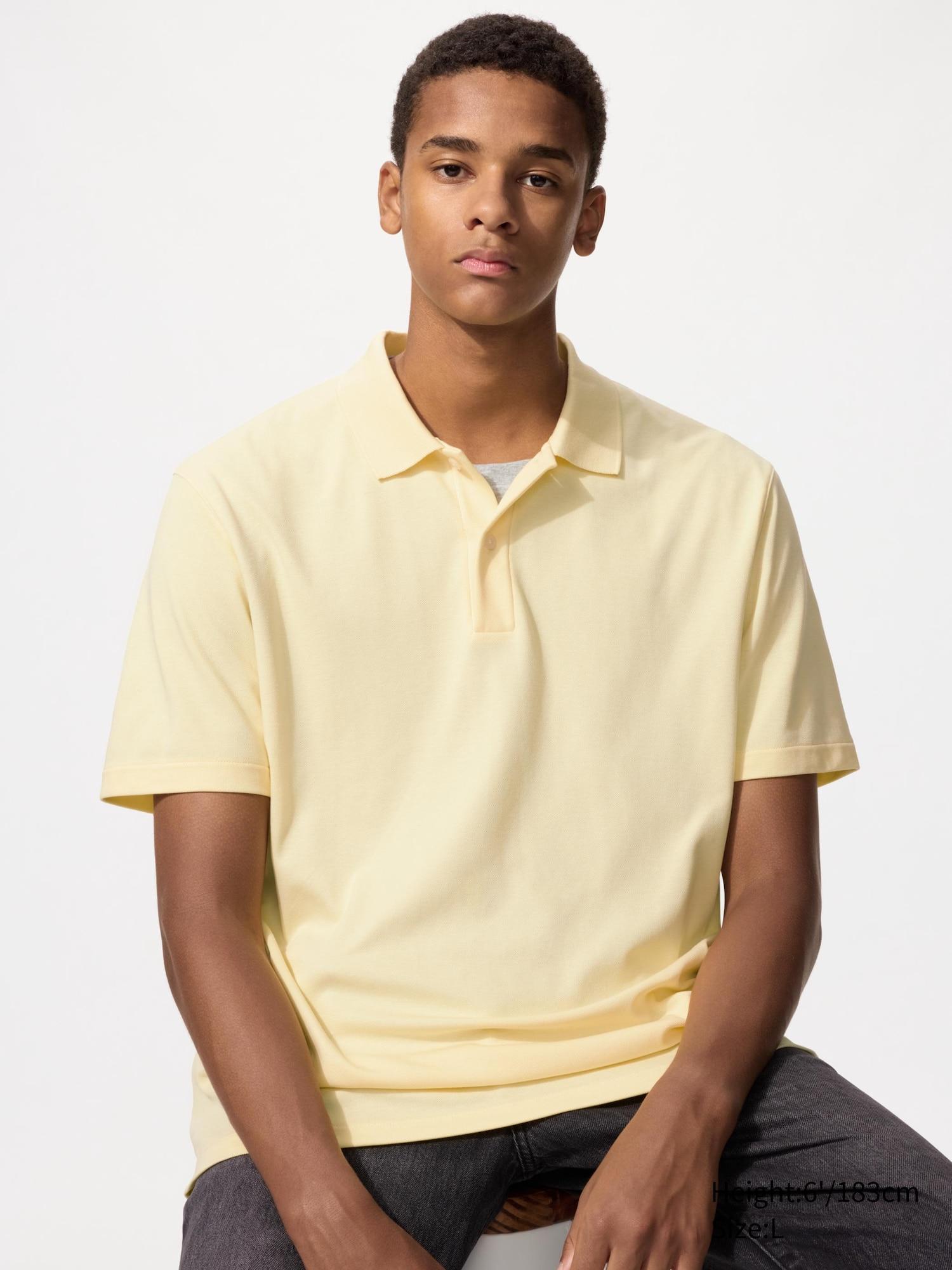 AIRism Cotton Pique Polo Shirt by UNIQLO