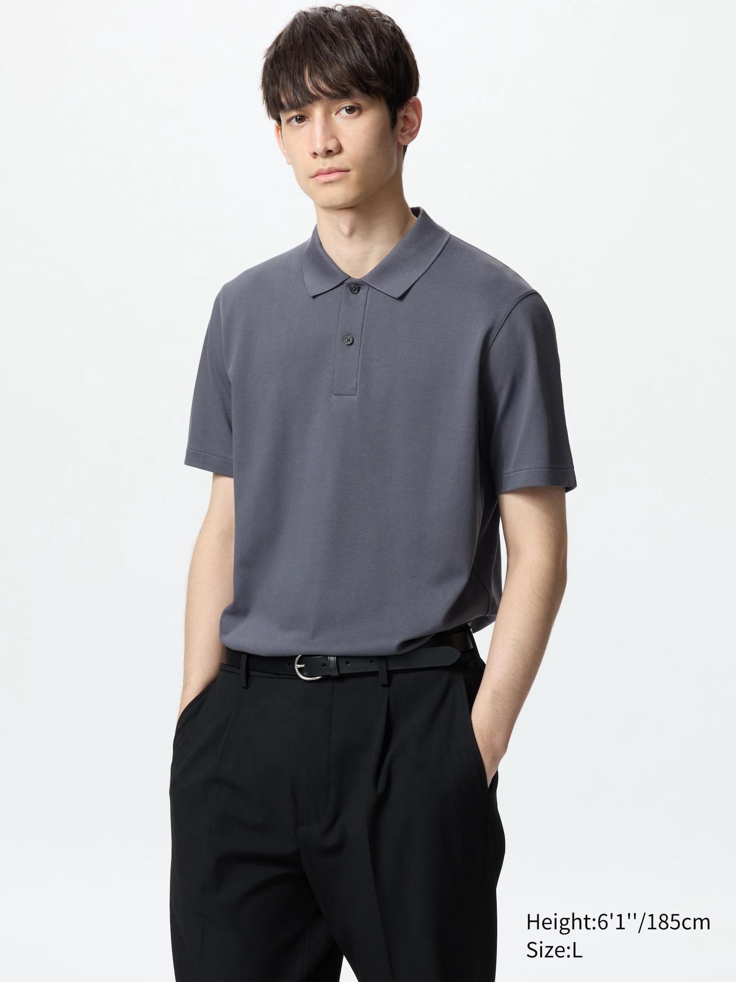 AIRism Cotton Pique Polo Shirt by UNIQLO