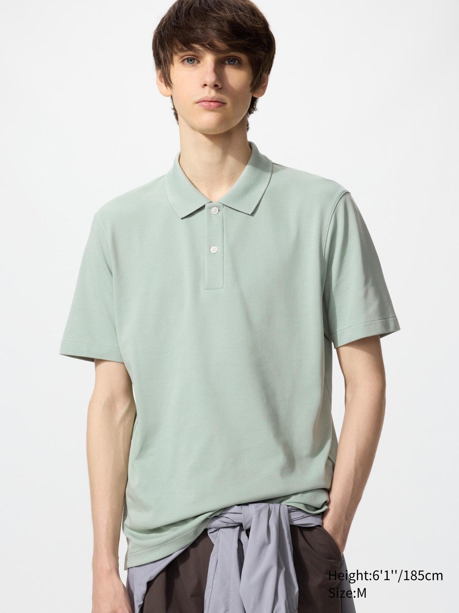 AIRism Cotton Pique Polo Shirt by UNIQLO
