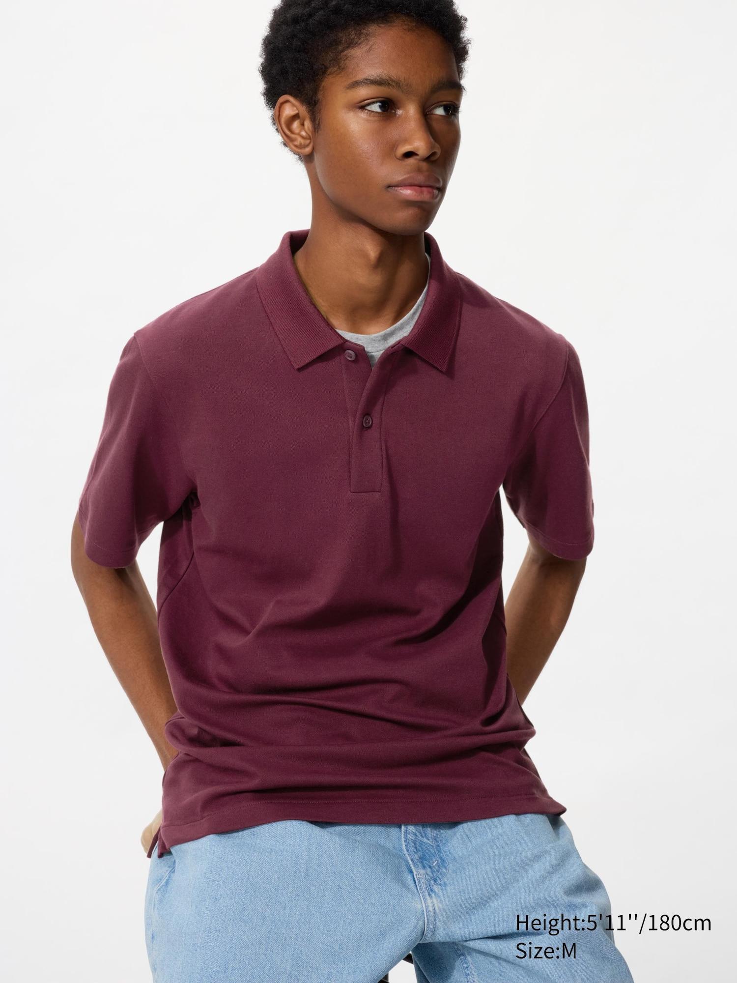 AIRism Cotton Pique Polo Shirt by UNIQLO
