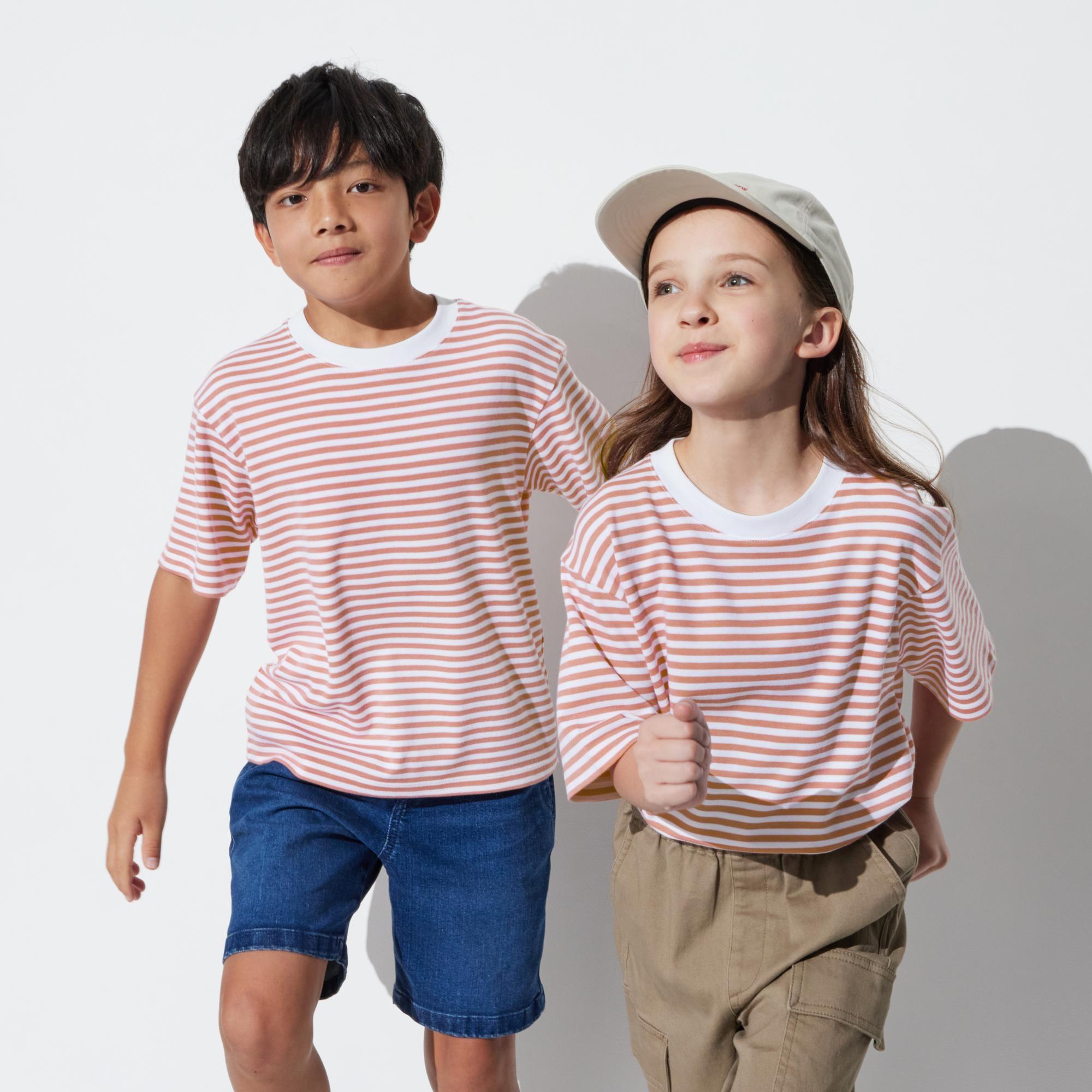 AIRism Cotton T-Shirt | Striped by UNIQLO