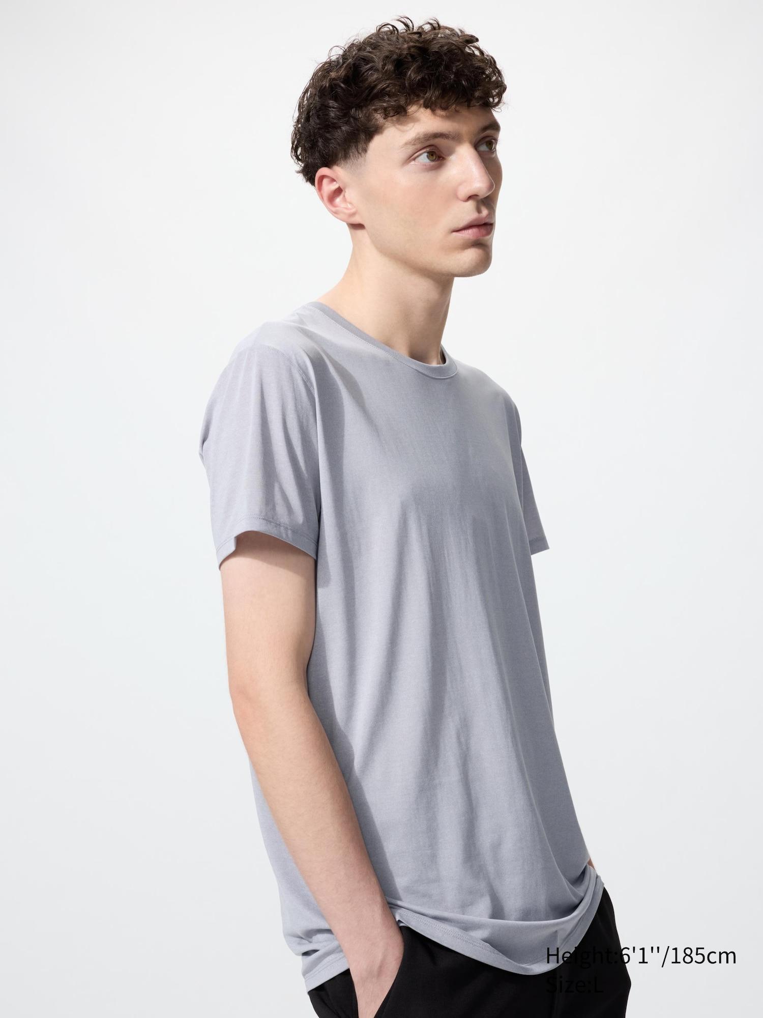 AIRism Crew Neck T-Shirt by UNIQLO