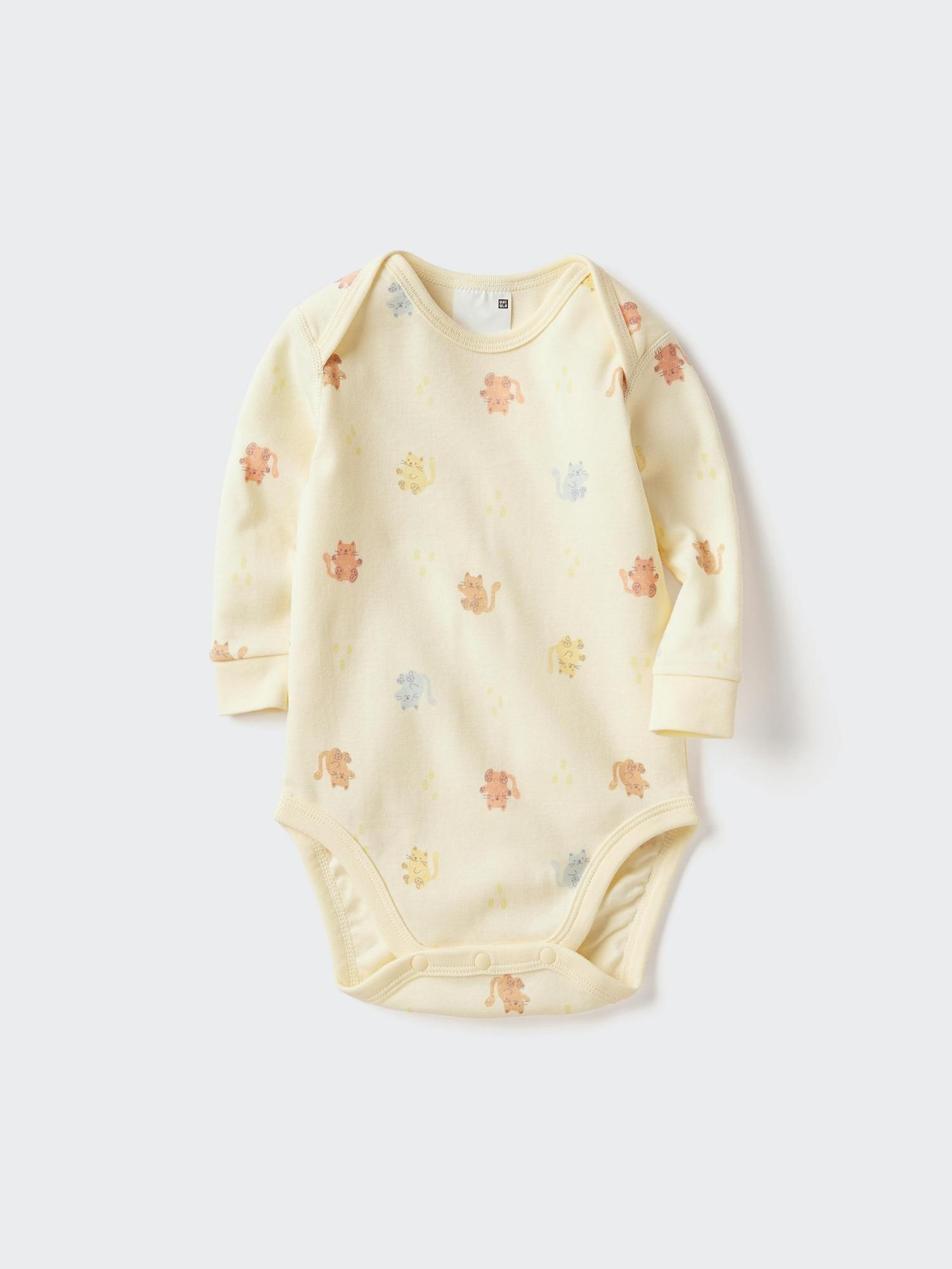 BABIES NEWBORN Bodysuit Long Sleeve by UNIQLO