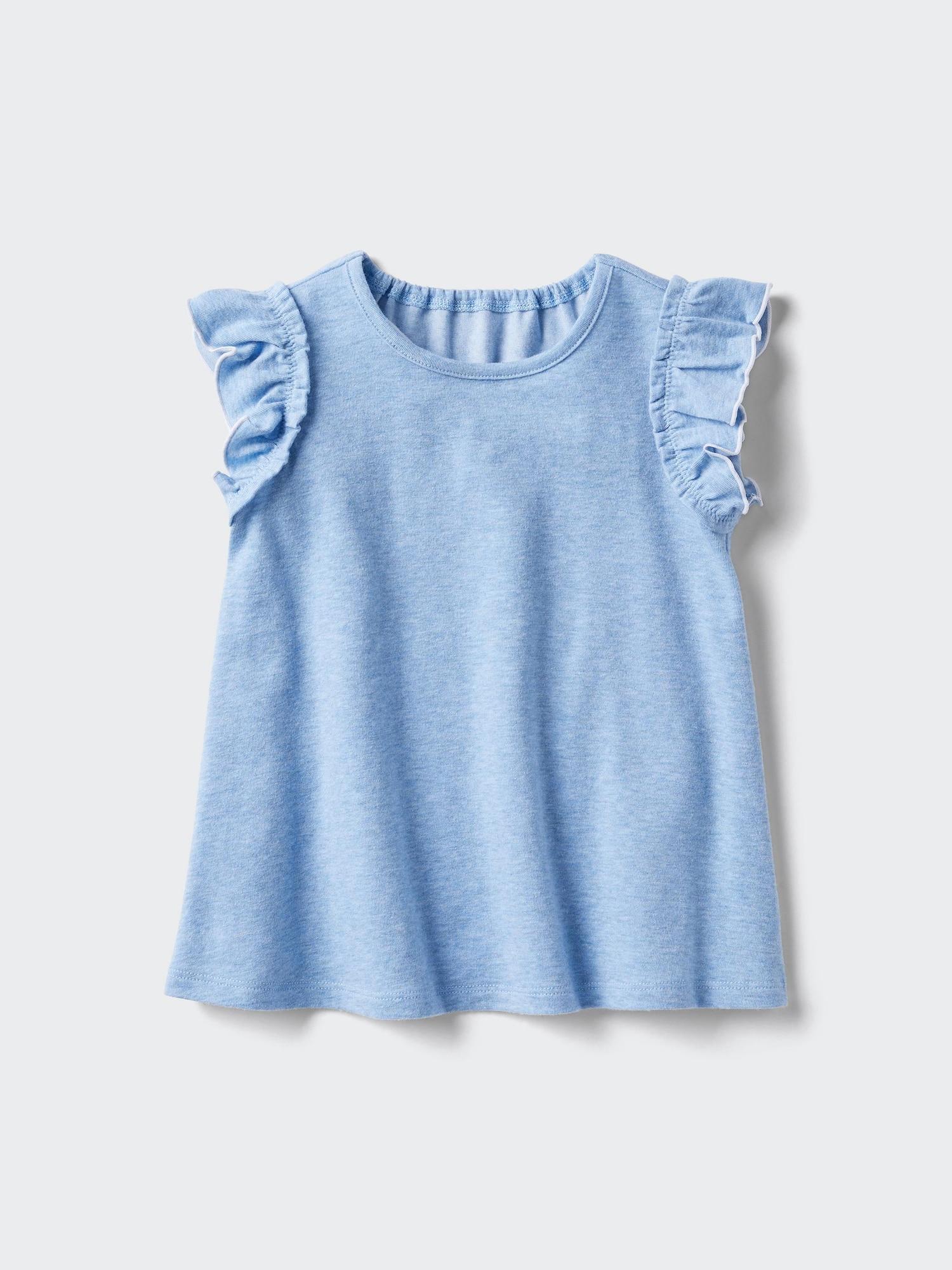 Baby AIRism Cotton Crew Neck T-Shirt | Frilled by UNIQLO