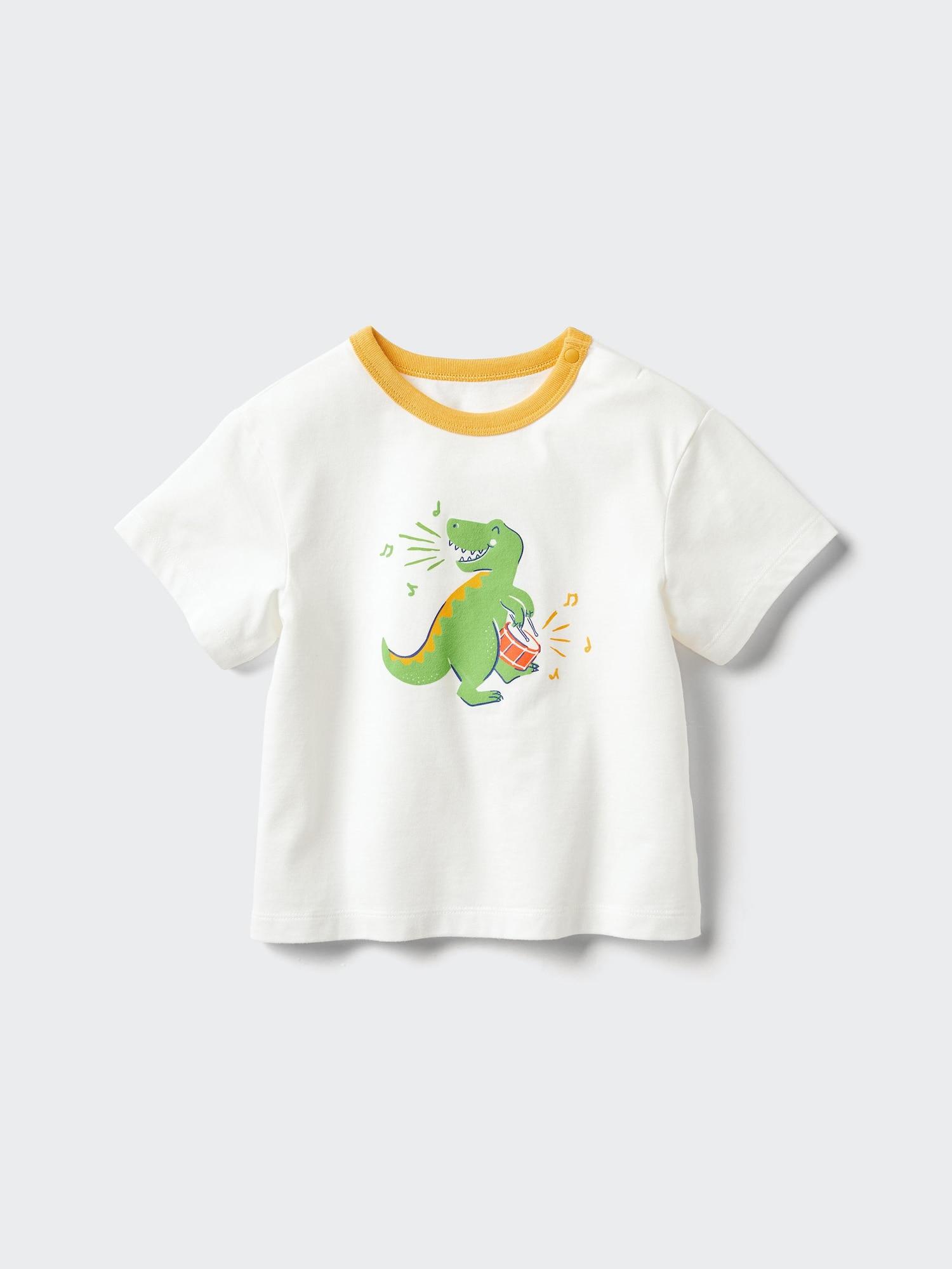 Baby AIRism Cotton T-Shirt | Dinosaur by UNIQLO
