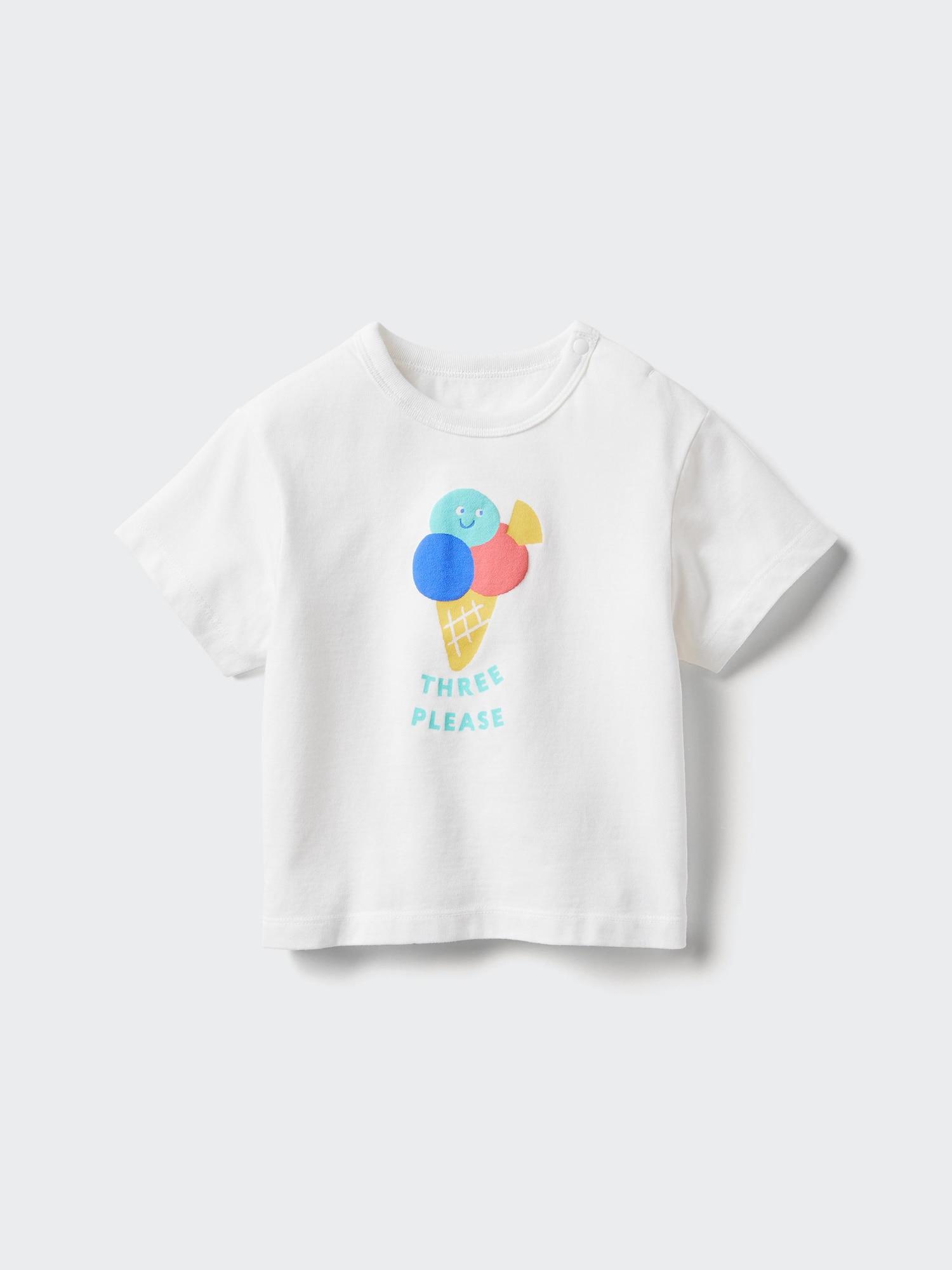 Baby AIRism Cotton T-Shirt | Printed by UNIQLO