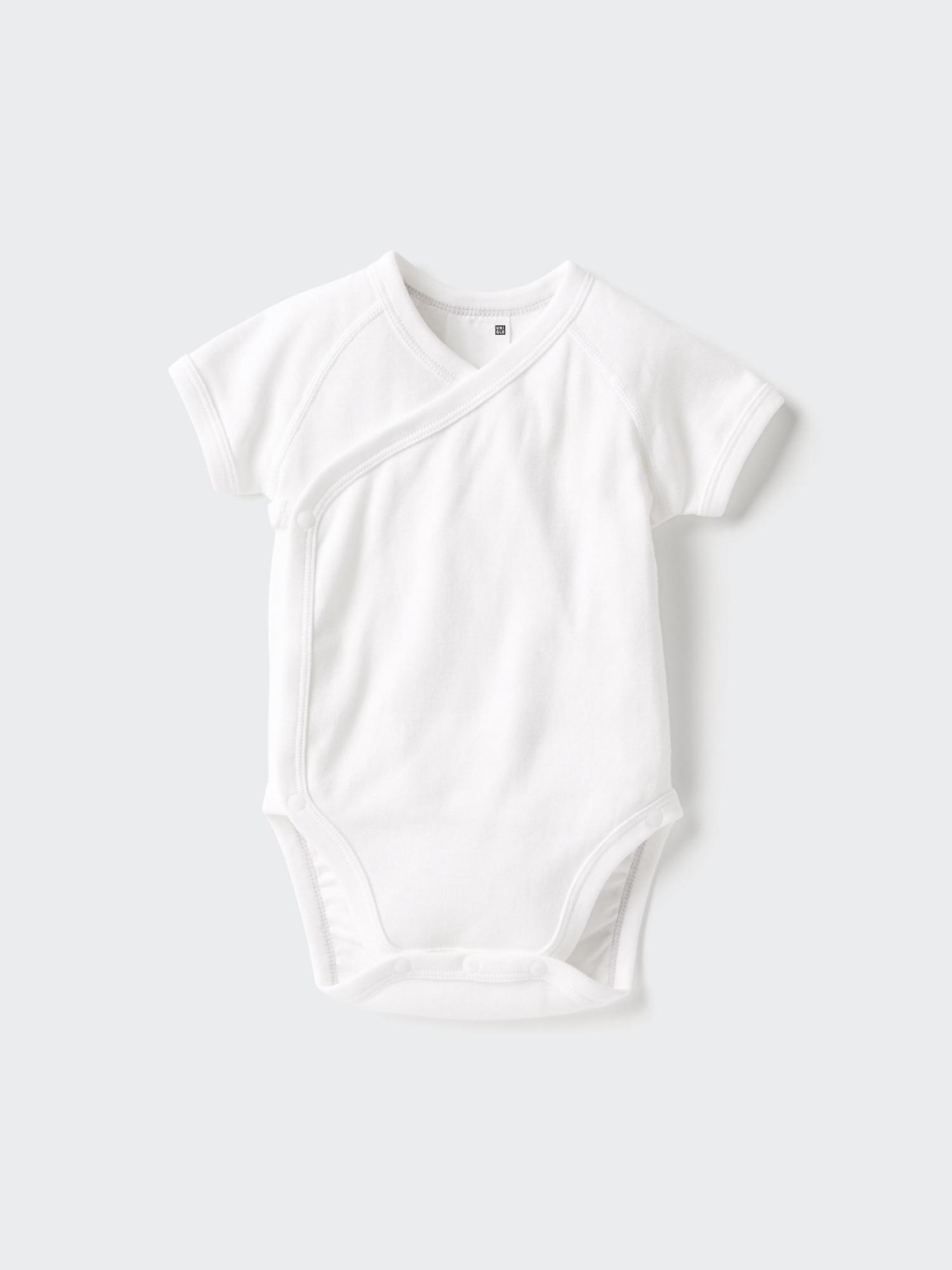 Baby Bodysuit Short Sleeve | Open Front by UNIQLO
