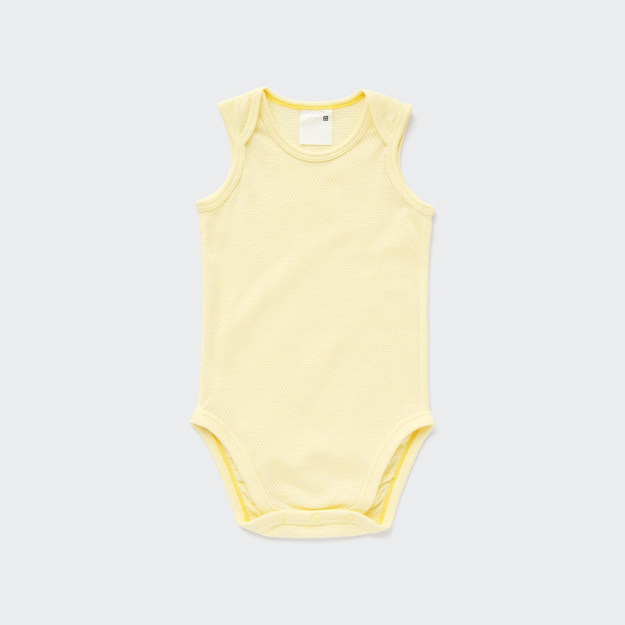 Baby Cotton Mesh Inner Bodysuit by UNIQLO