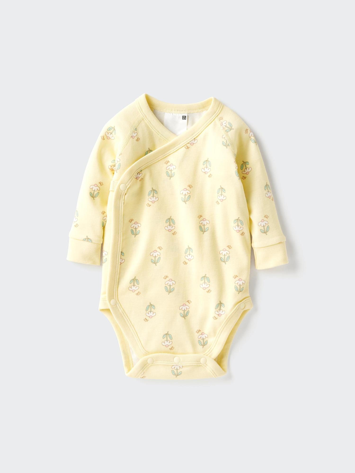 Baby Long Sleeve Bodysuit | Printed | Open Front by UNIQLO