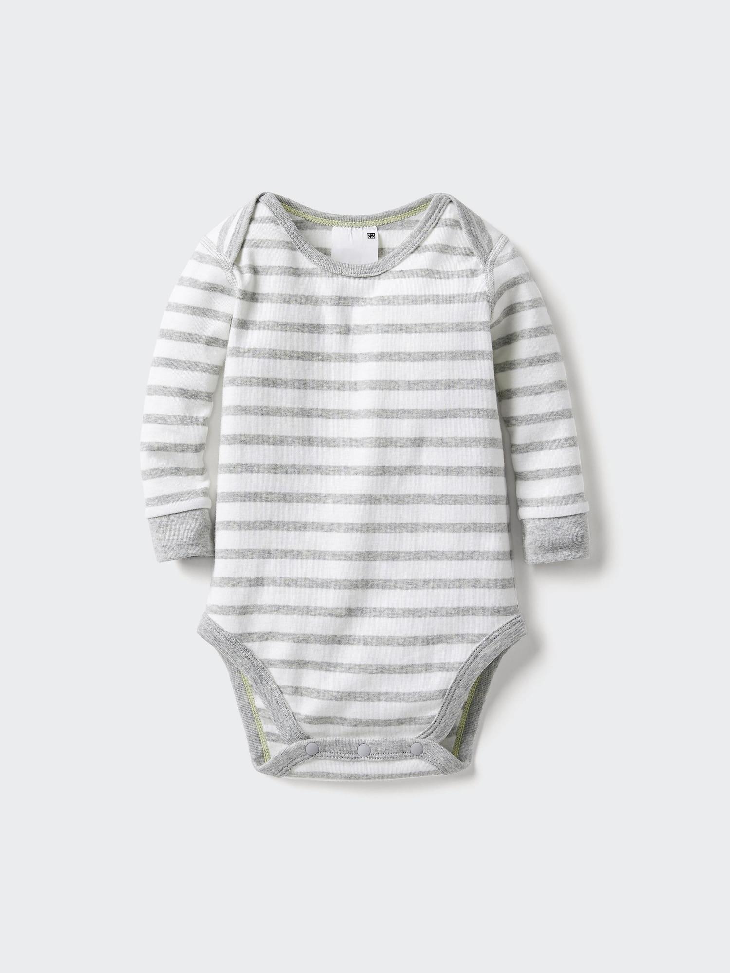 Baby Long Sleeve Bodysuit | Striped by UNIQLO