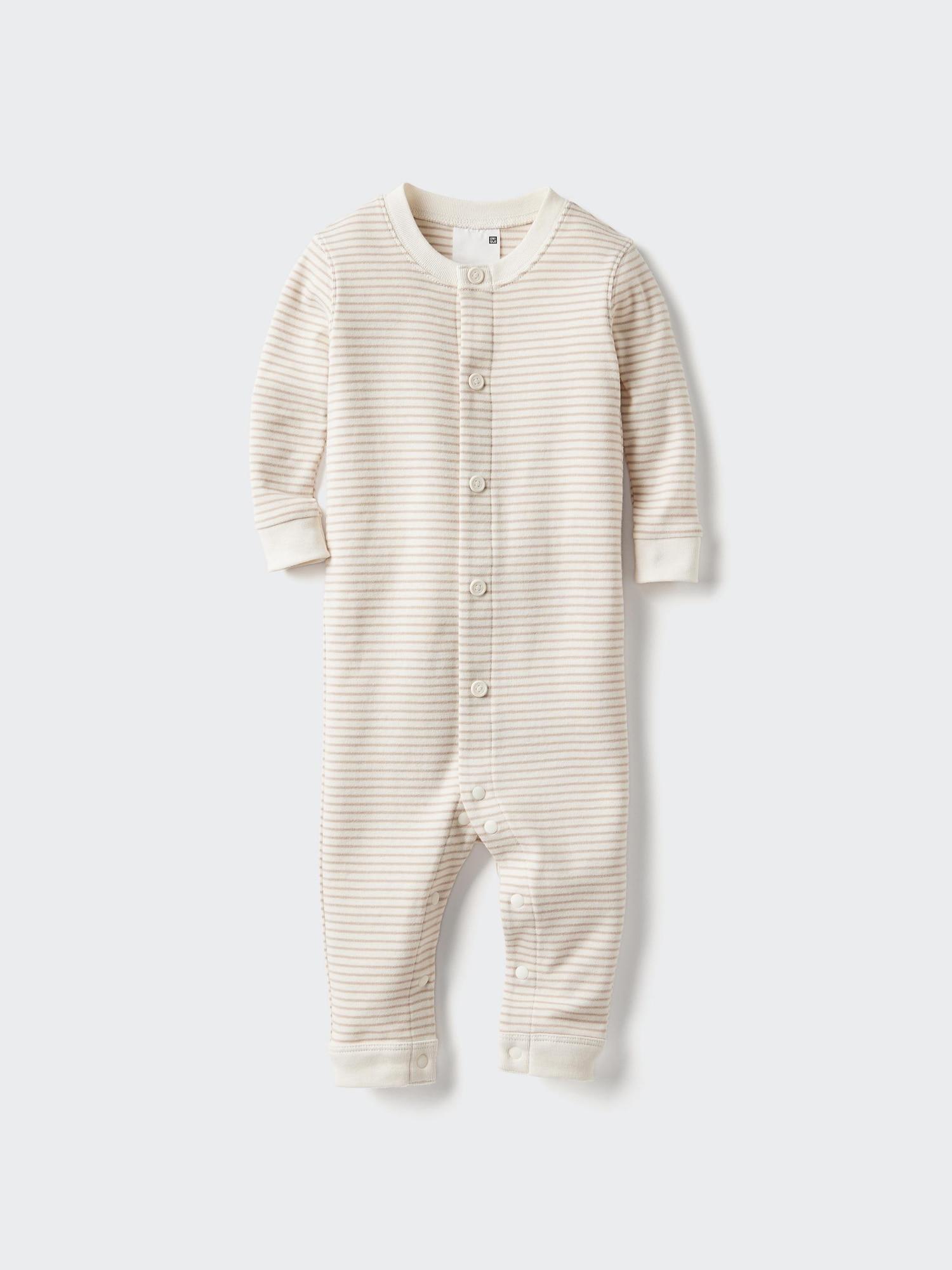 Baby One Piece Outfit Long Sleeve | Striped by UNIQLO