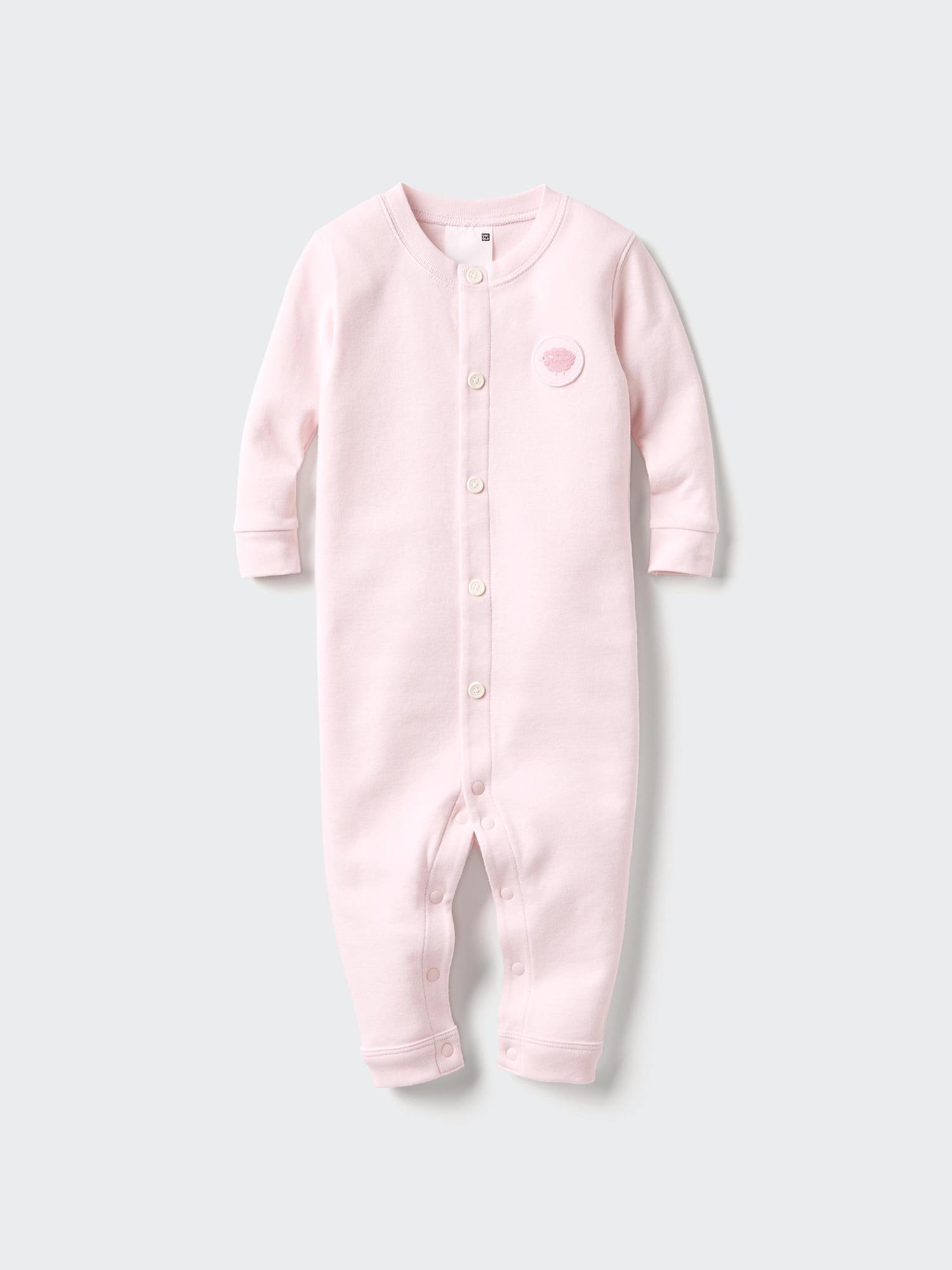 Baby Ribbed One-Piece Outfit by UNIQLO