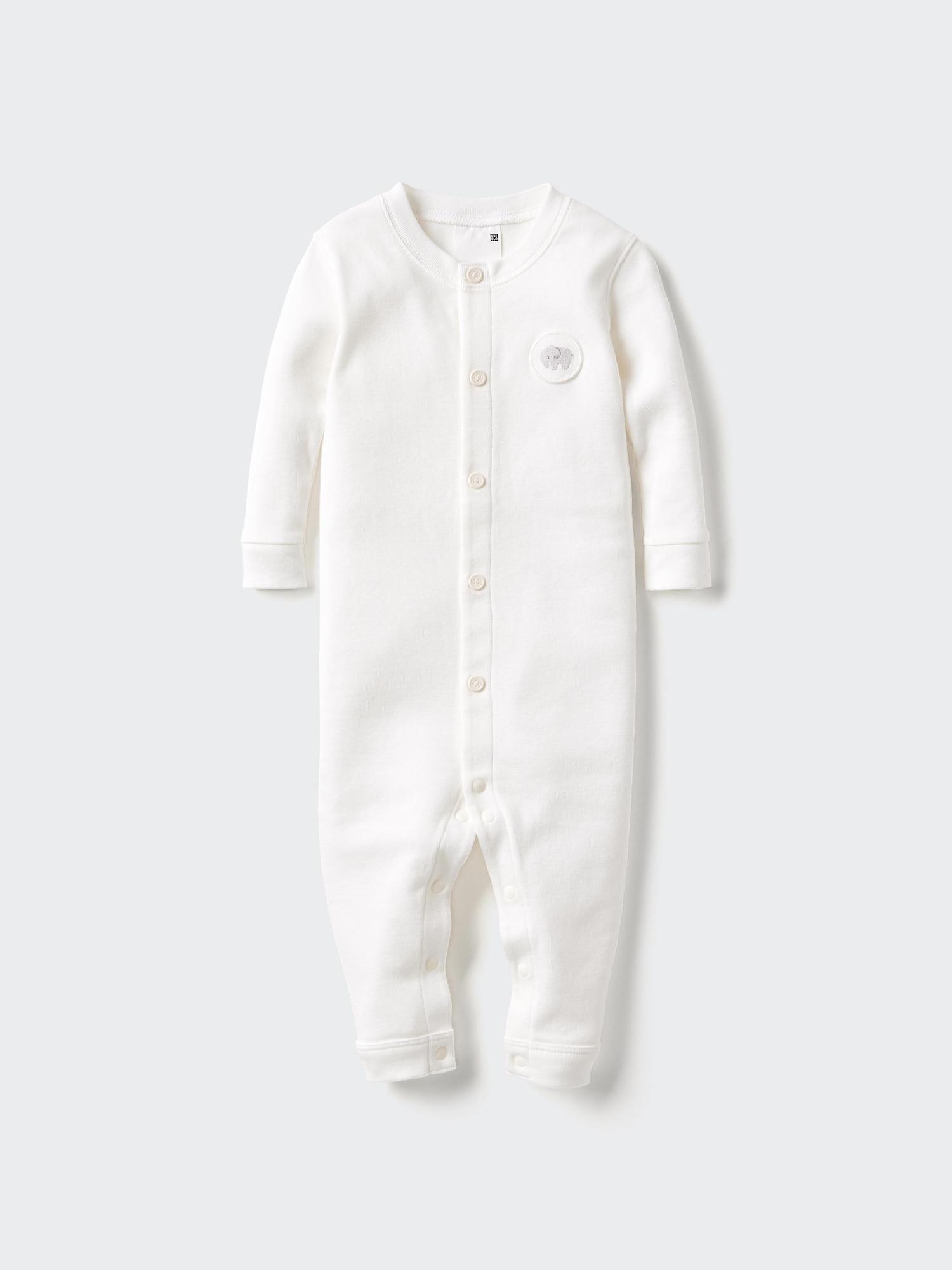 Baby Ribbed One-Piece Outfit by UNIQLO