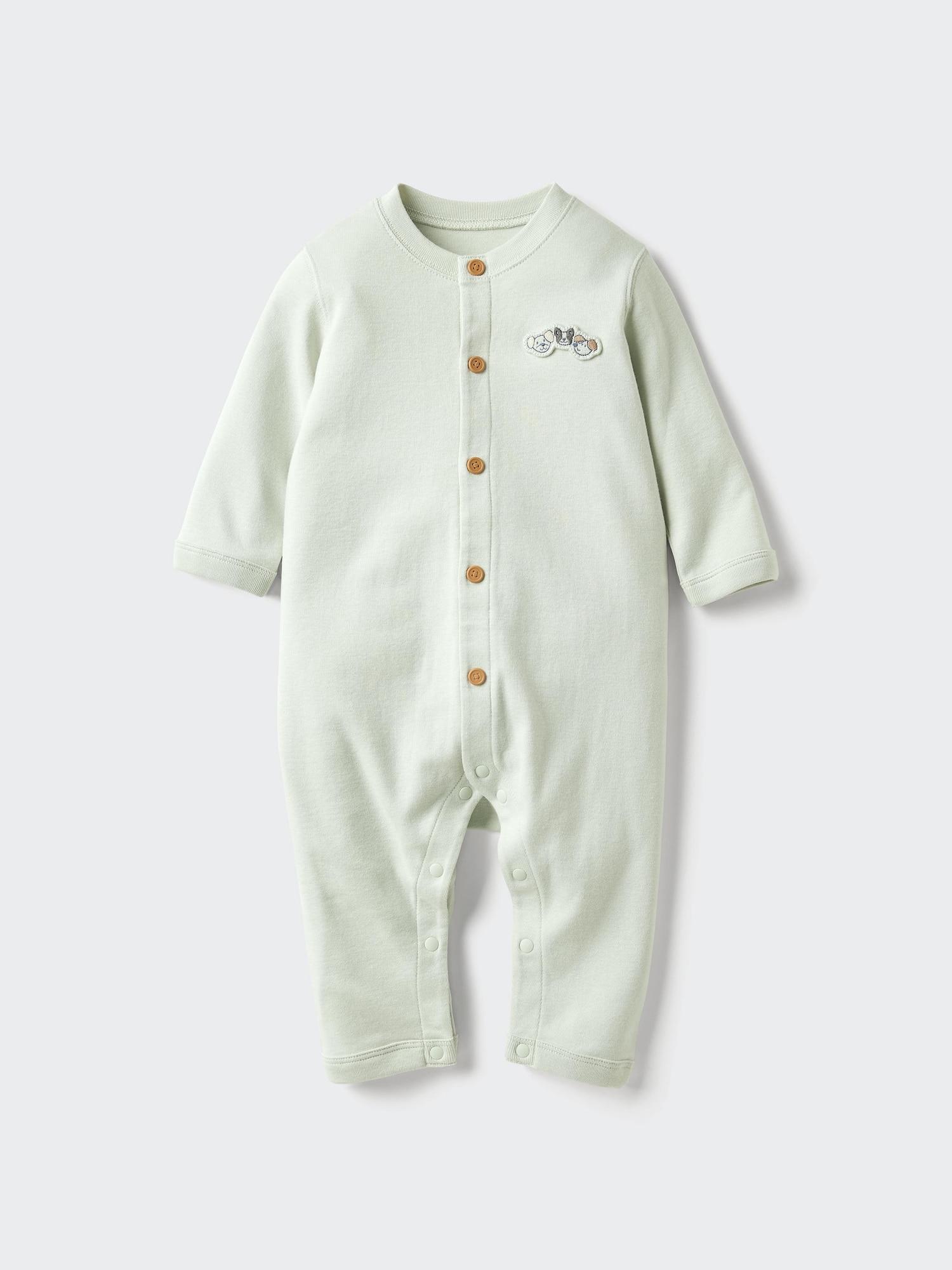 Baby Ribbed One Piece Outfit | Long Sleeve by UNIQLO