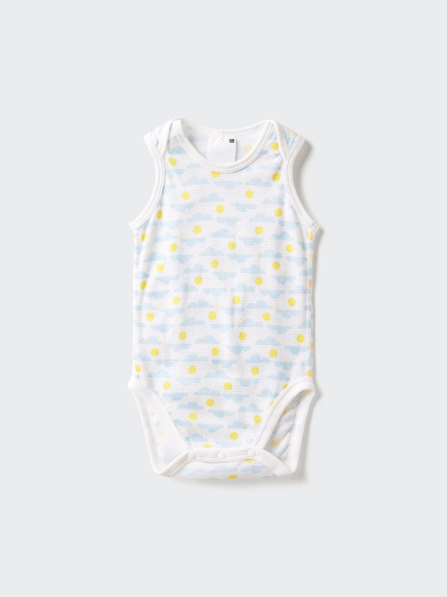 Baby Sleeveless Cotton Mesh Bodysuit | Print by UNIQLO