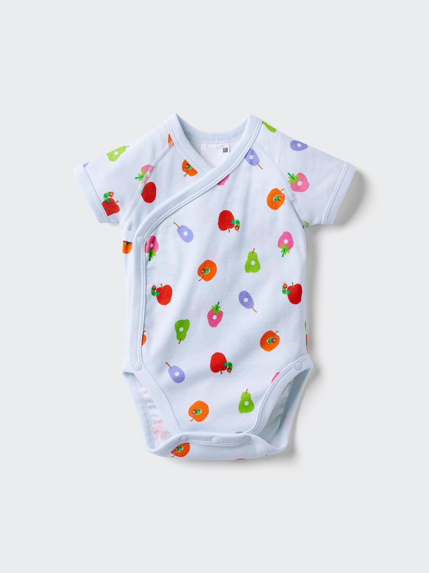 Baby The Picture Book Collection Short Sleeve Bodysuit | Open Front | Caterpillar by UNIQLO