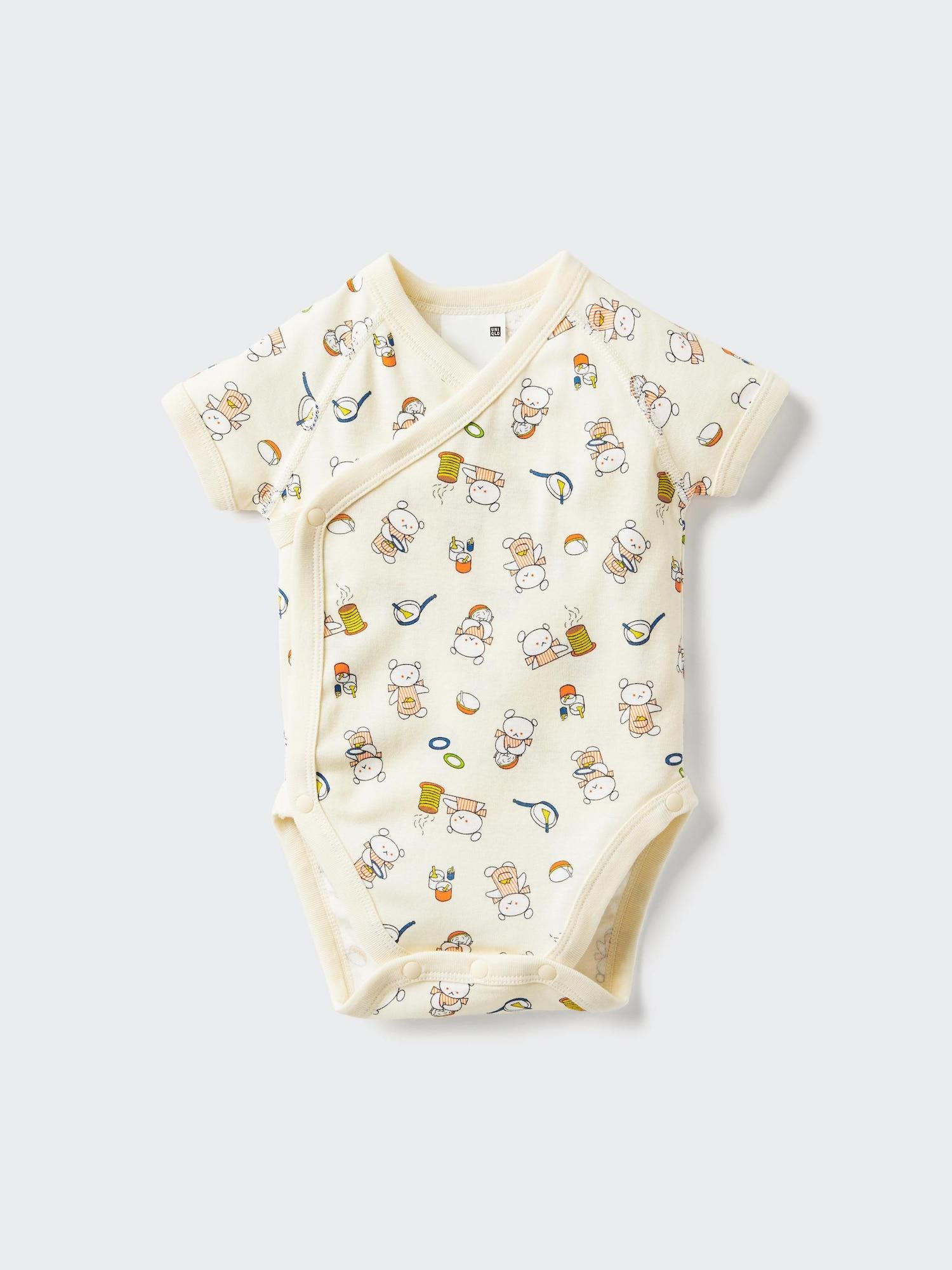 Baby The Picture Book Collection Short Sleeve Bodysuit | Open Front | Koguma-chan by UNIQLO