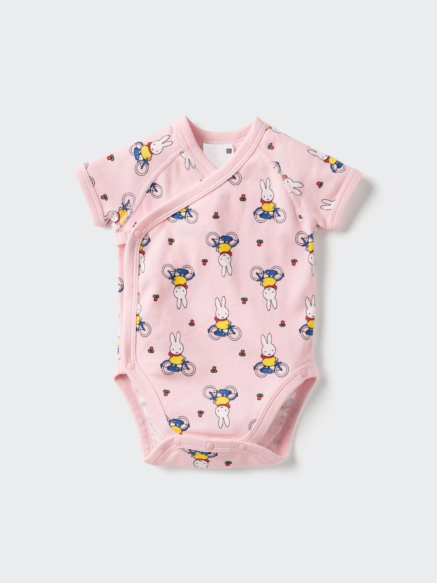 Baby The Picture Book Collection Short Sleeve Bodysuit | Open Front | miffy by UNIQLO