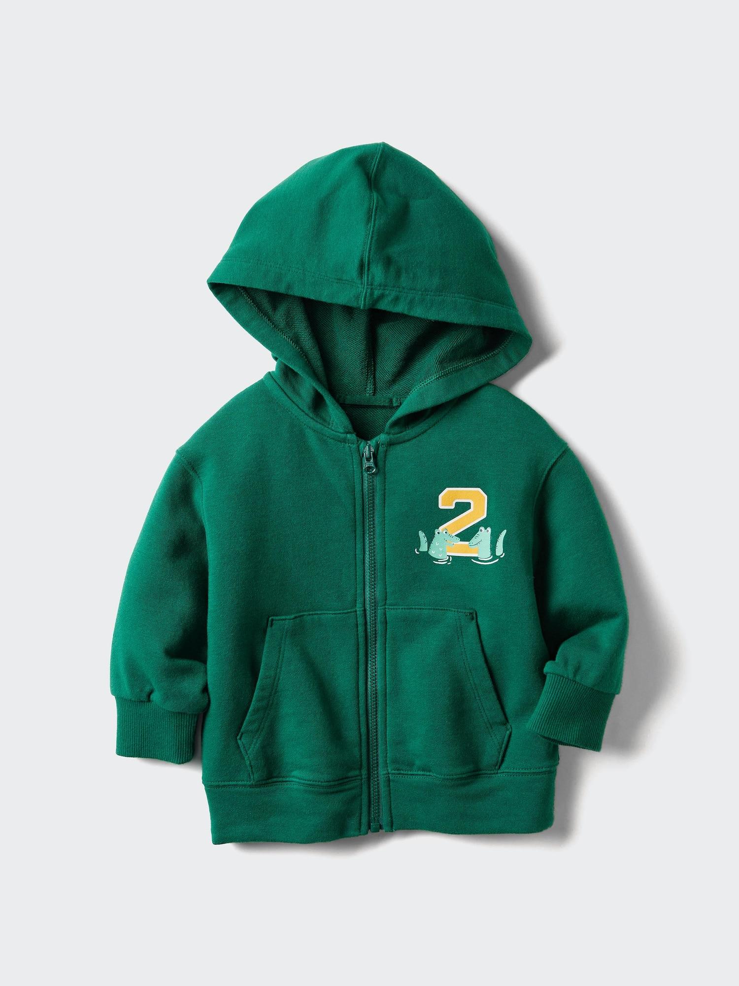 Baby Ultra Stretch Sweat Full-Zip Hoodie by UNIQLO