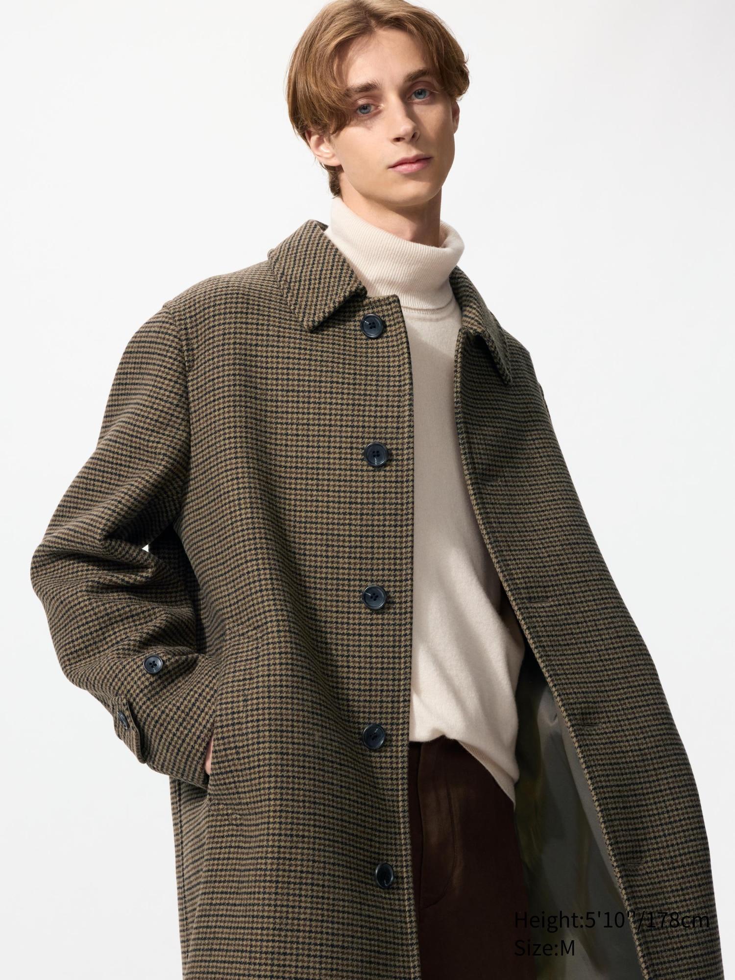 Balmacaan Coat | Checked by UNIQLO