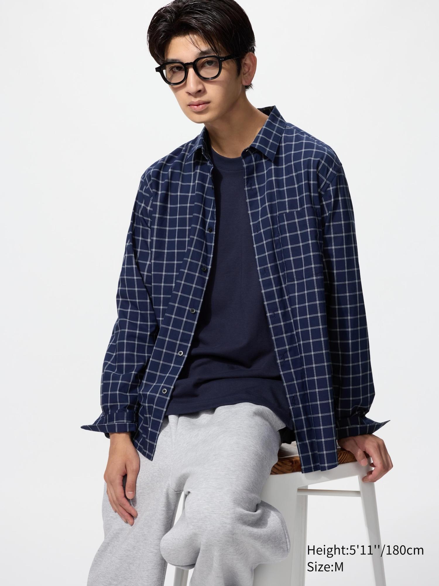 Broadcloth Shirt | Regular Collar | Checked by UNIQLO