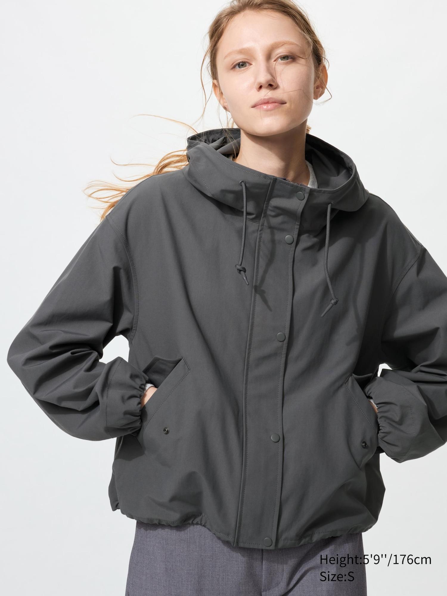 Cotton Blend Short Parka by UNIQLO