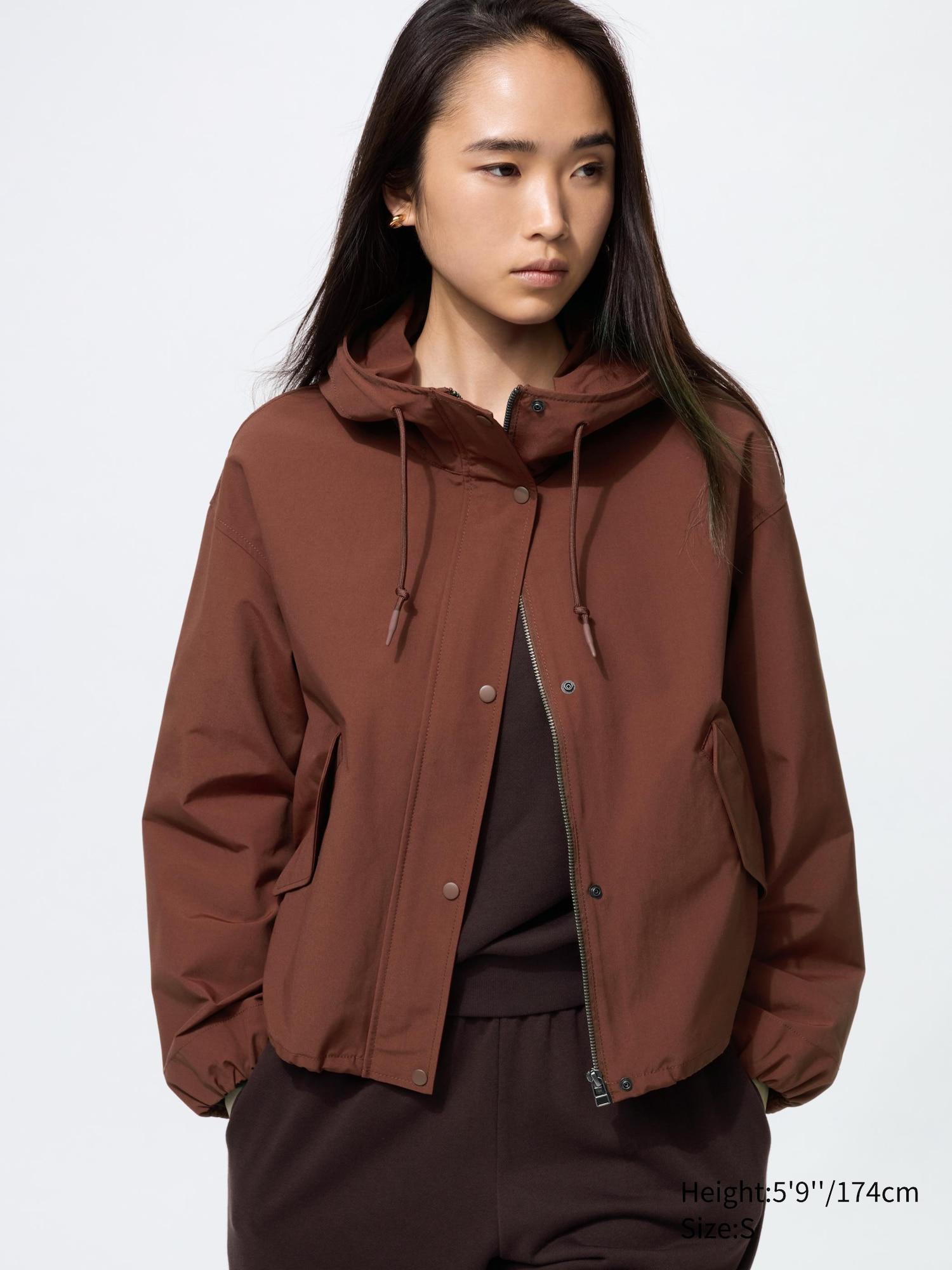 Cotton Blend Short Parka by UNIQLO
