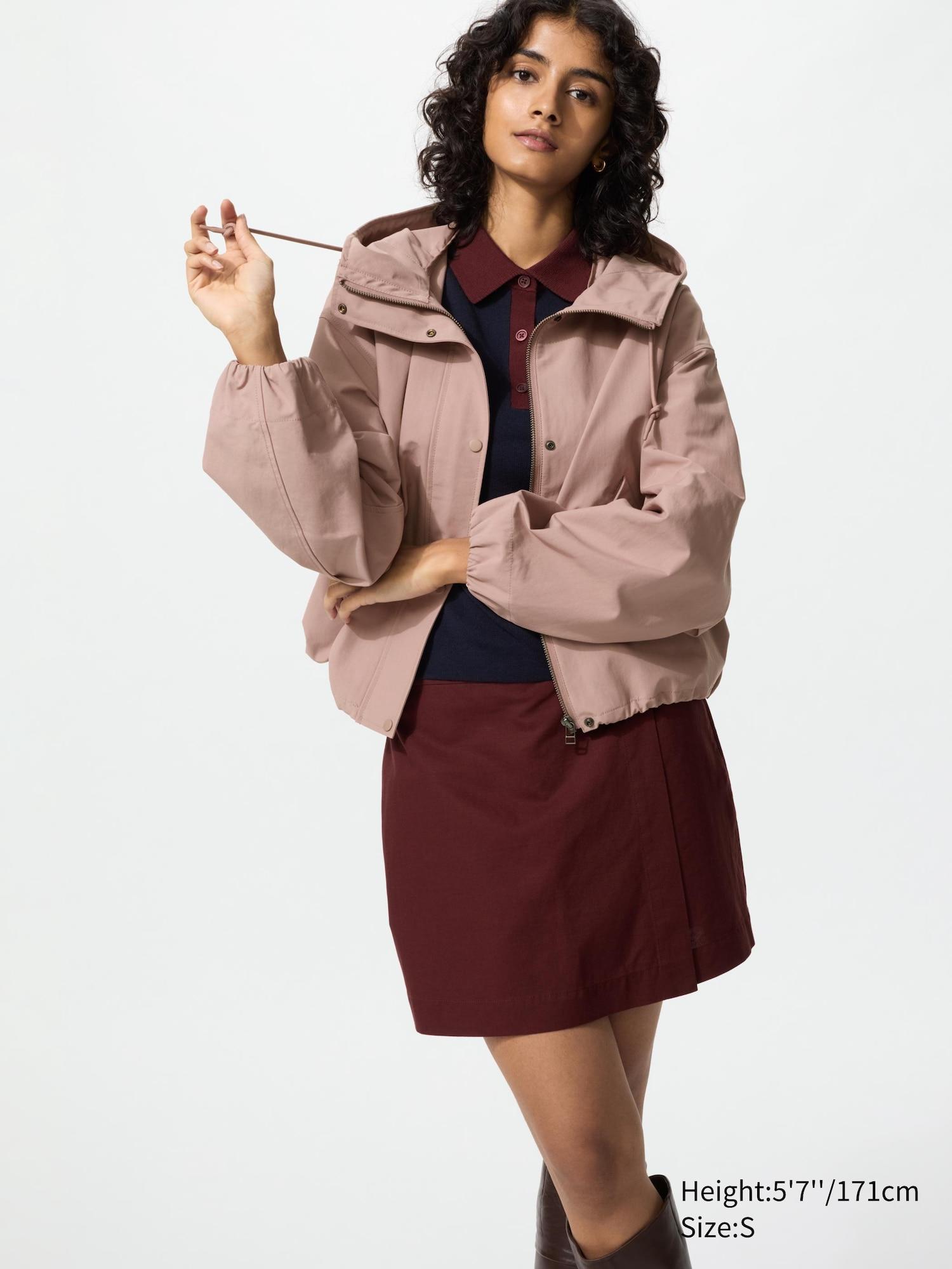 Cotton Blend Short Parka by UNIQLO