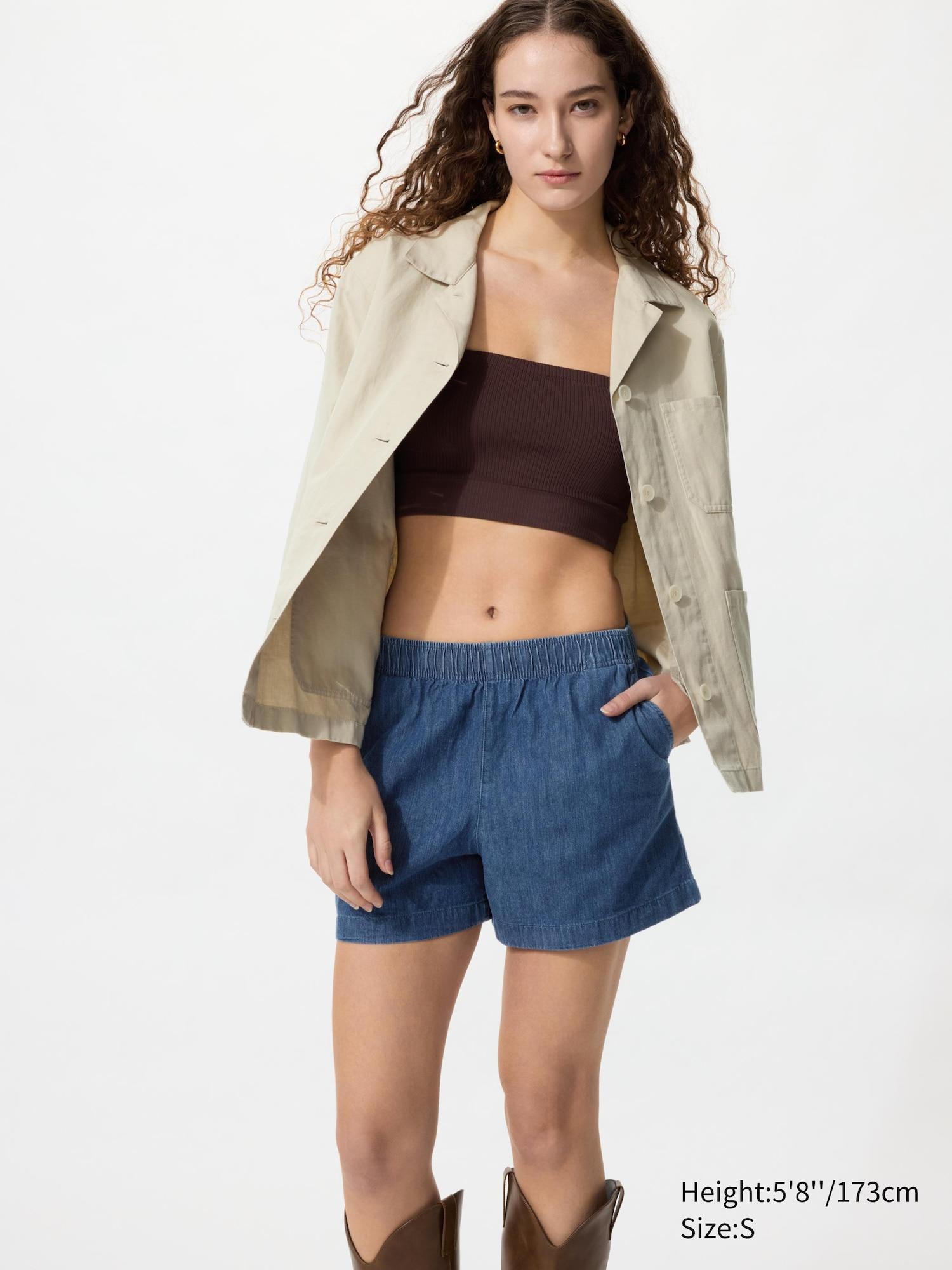 Cotton Easy Shorts | Denim by UNIQLO