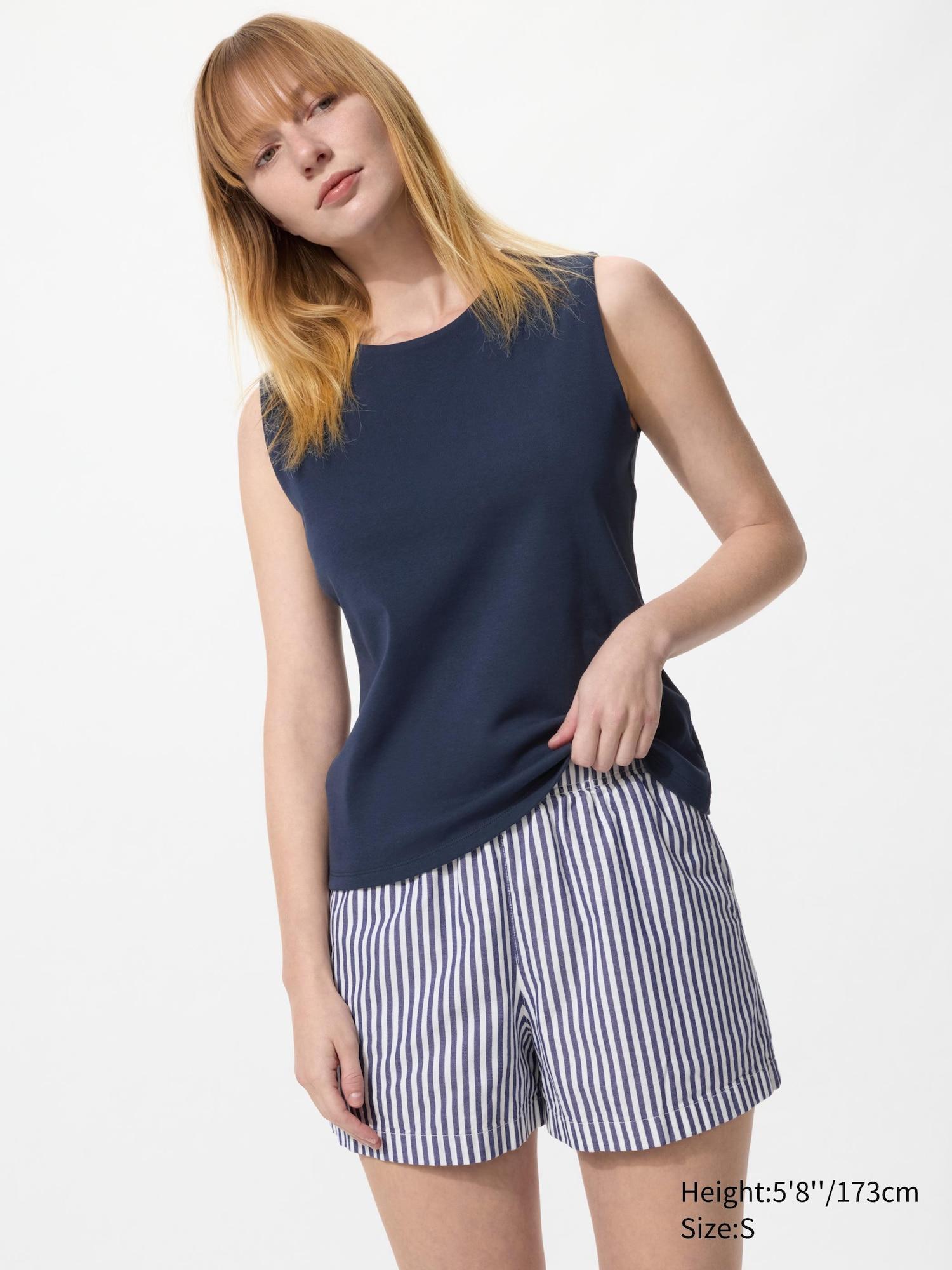 Cotton Easy Shorts | Stripe by UNIQLO