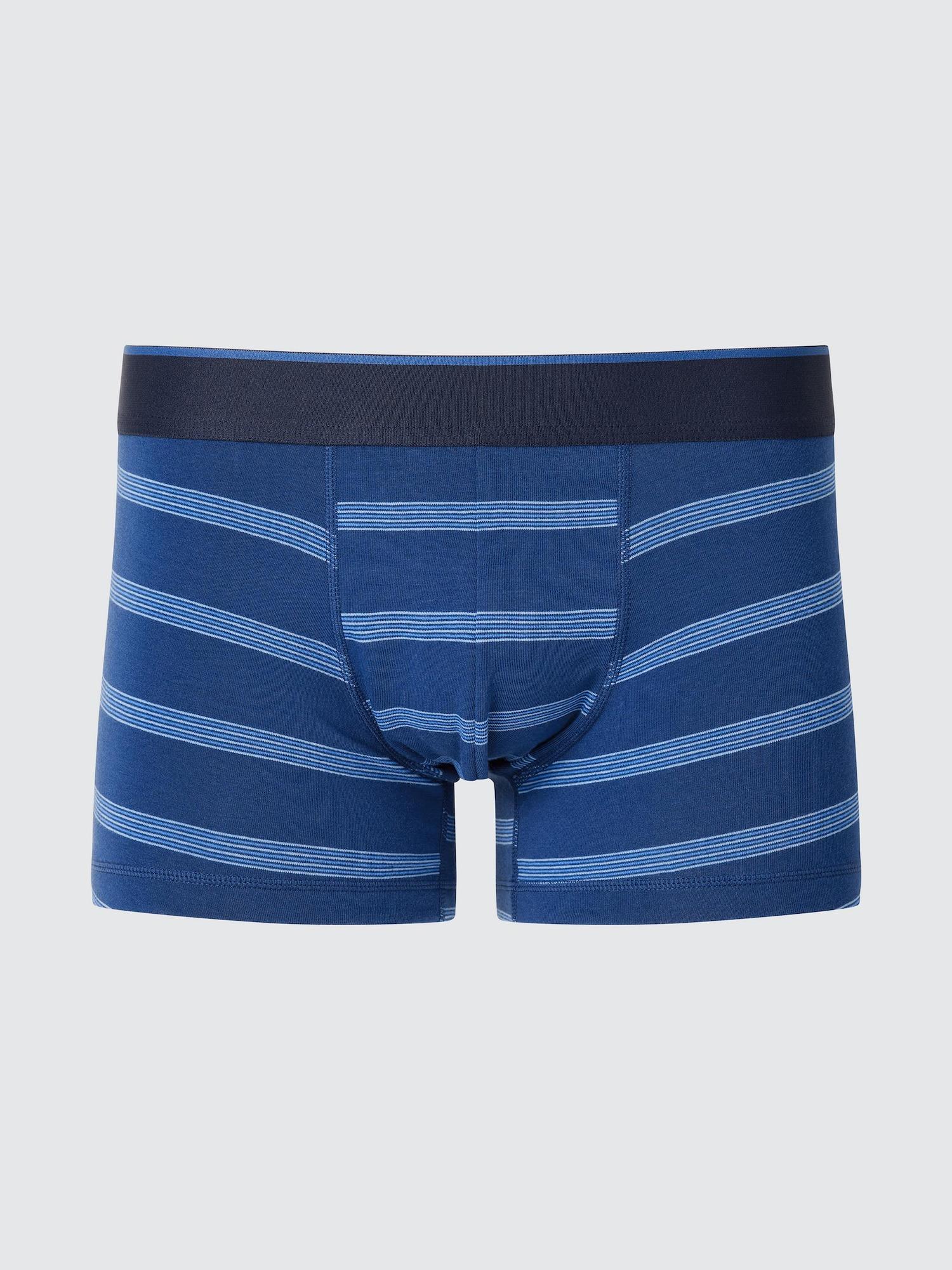 Cotton Low Rise Boxer Briefs | Striped by UNIQLO