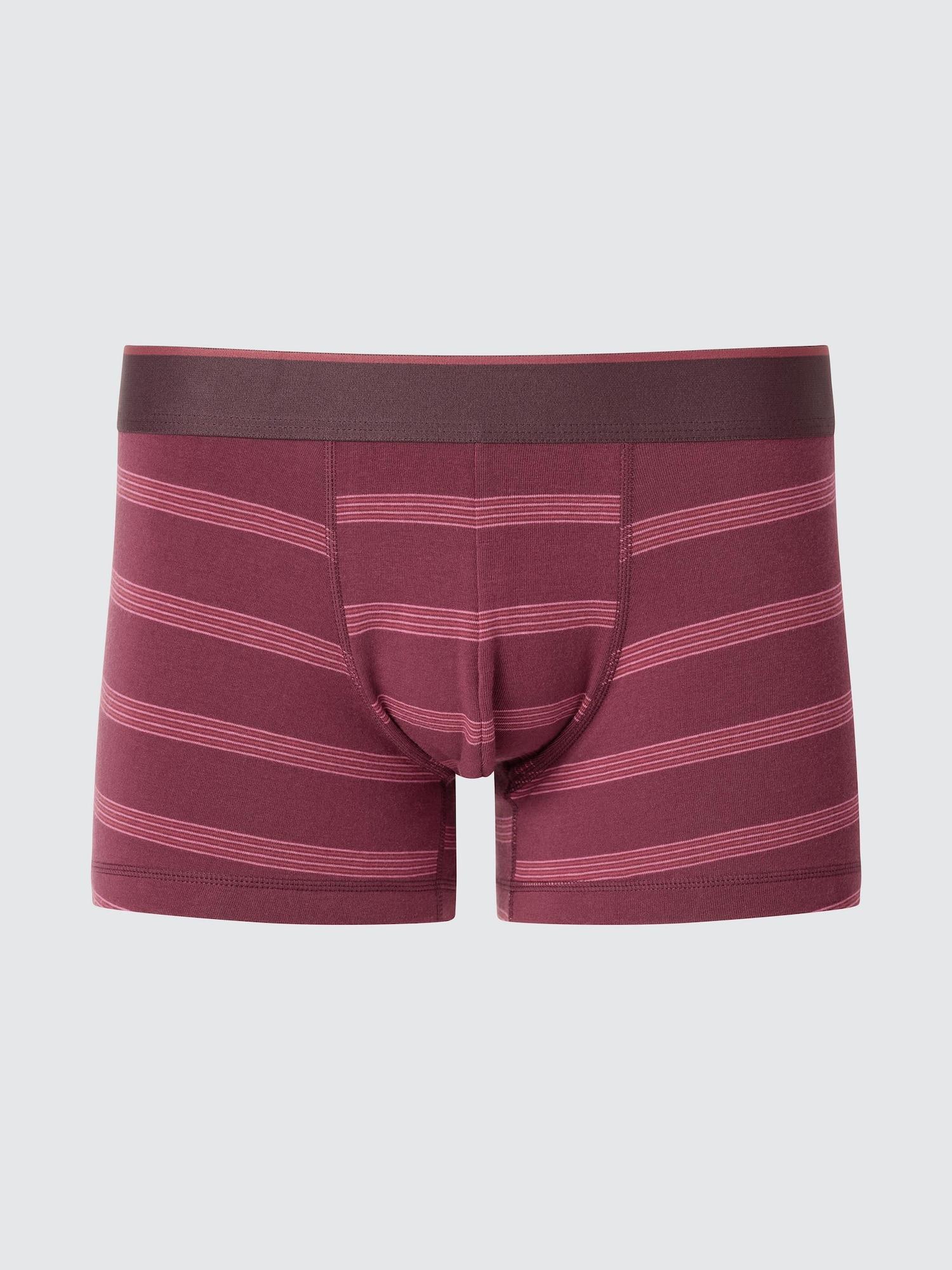 Cotton Low Rise Boxer Briefs | Striped by UNIQLO