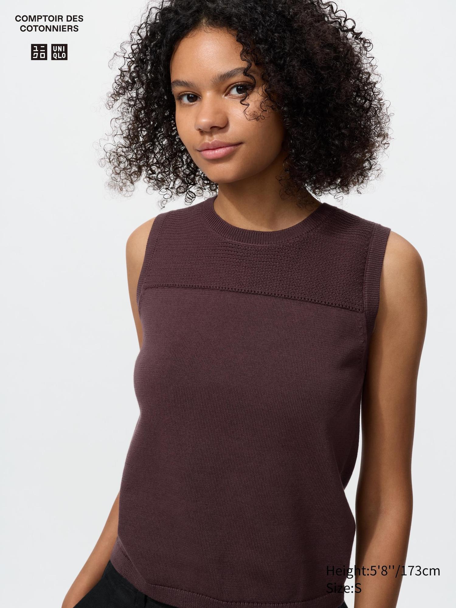 Cotton Sweater | Sleeveless by UNIQLO