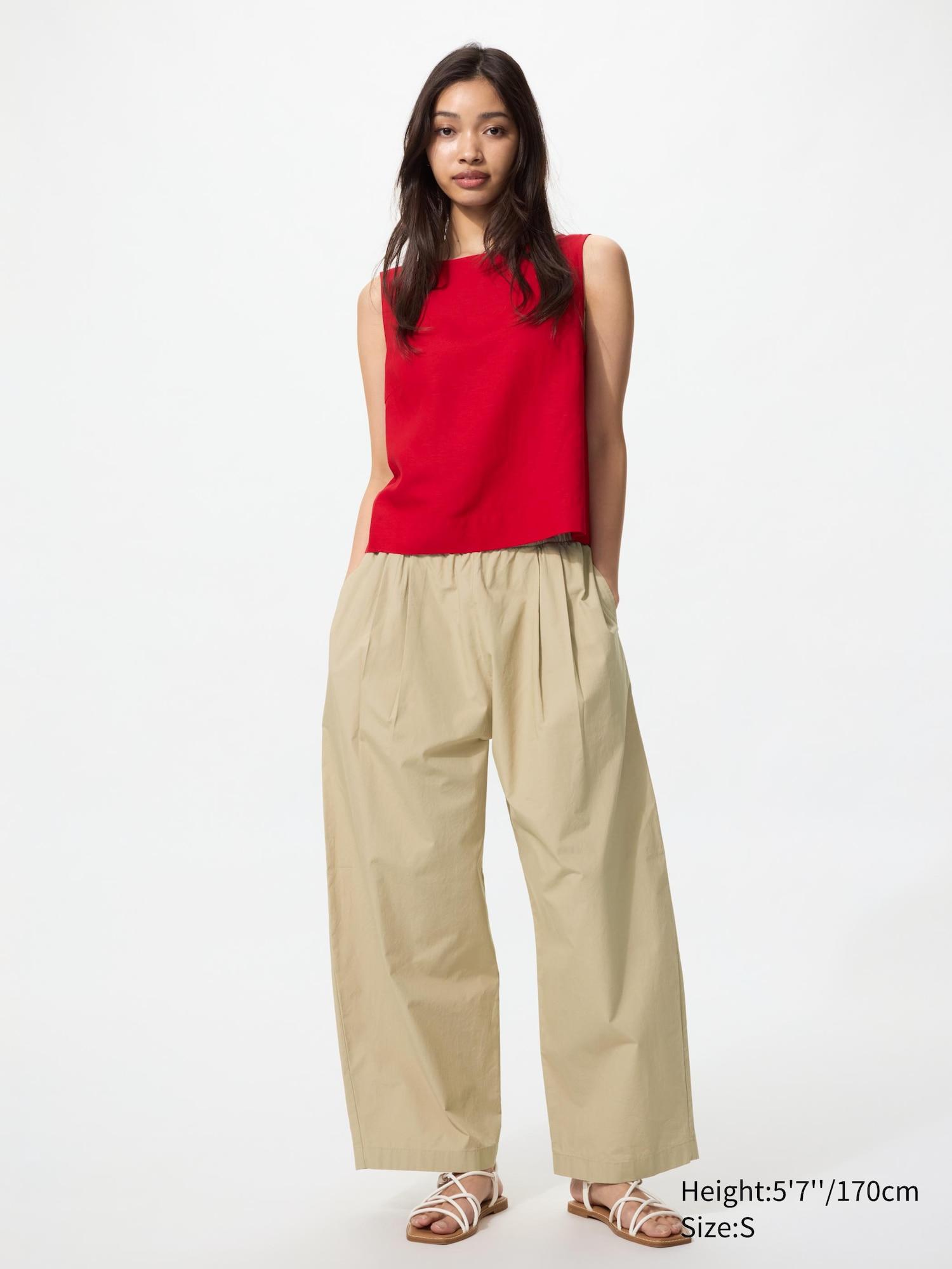 Cotton Volume Easy Pants by UNIQLO