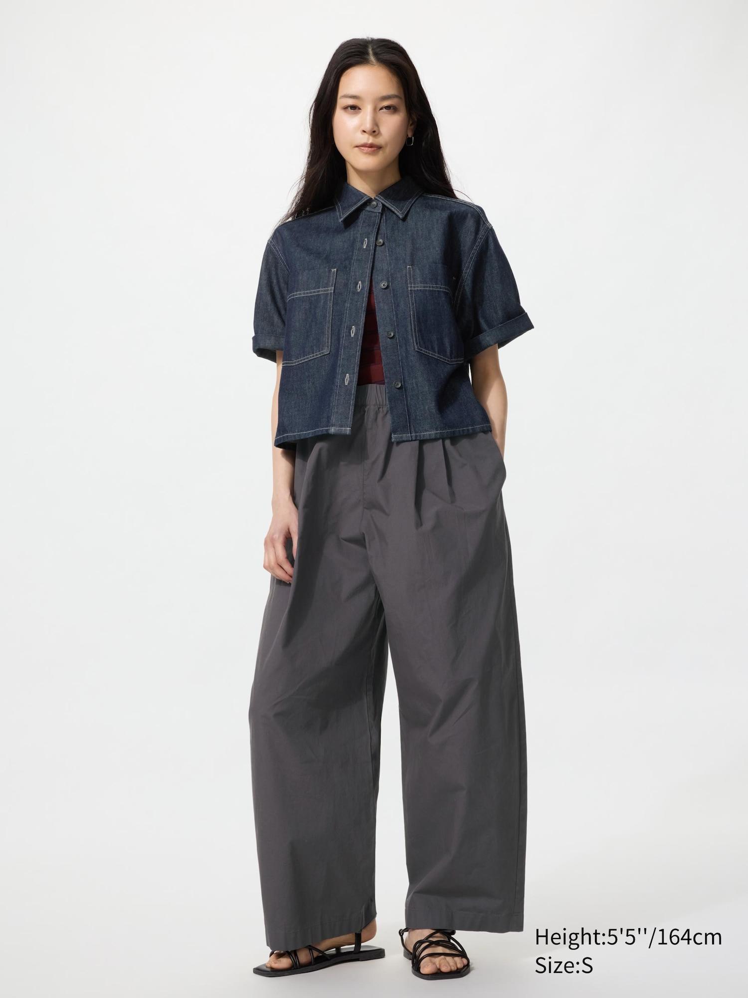 Cotton Volume Easy Pants by UNIQLO