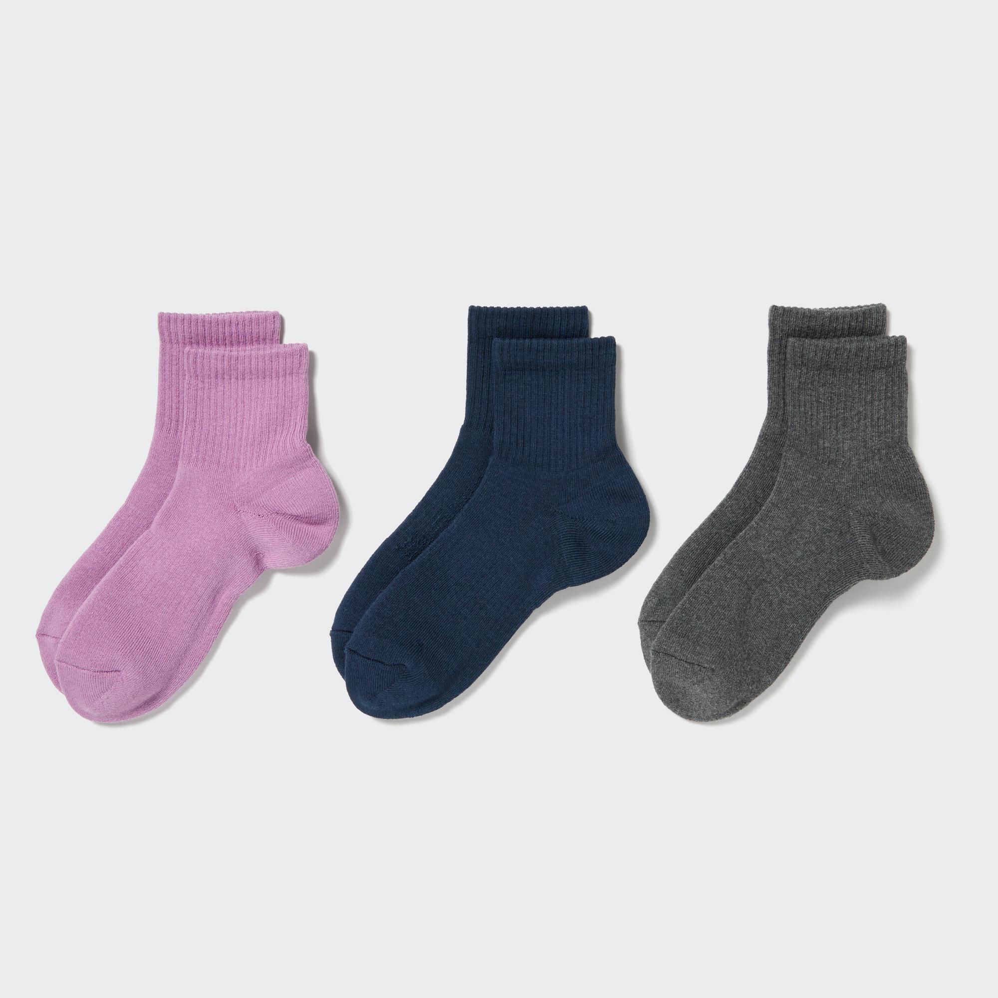 Crew Ribbed Pile Socks | 3 Pairs by UNIQLO