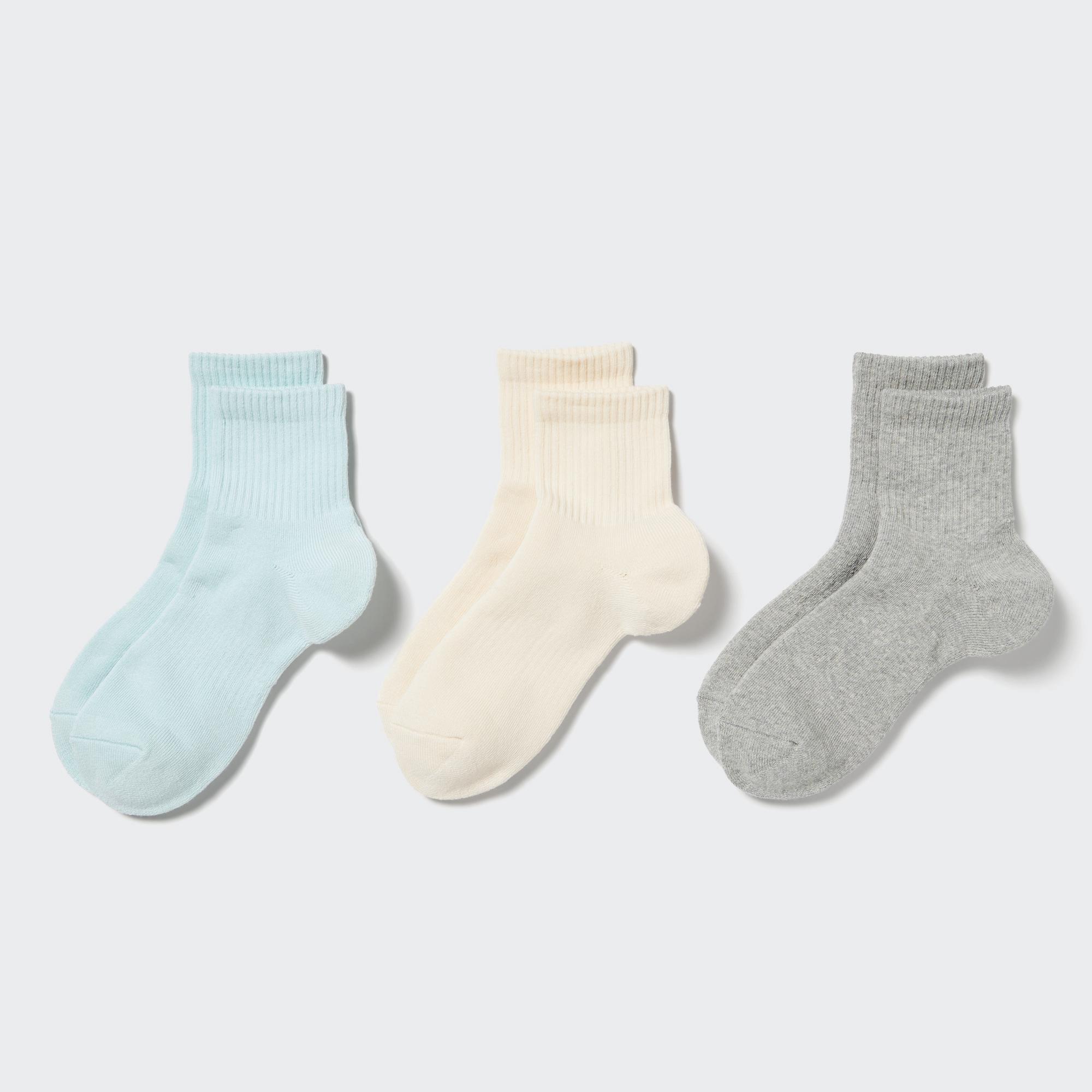 Crew Ribbed Pile Socks | 3 Pairs by UNIQLO