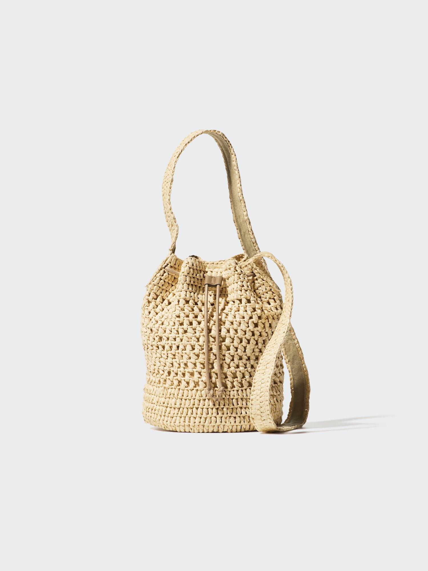 Crochet Drawstring Bag by UNIQLO
