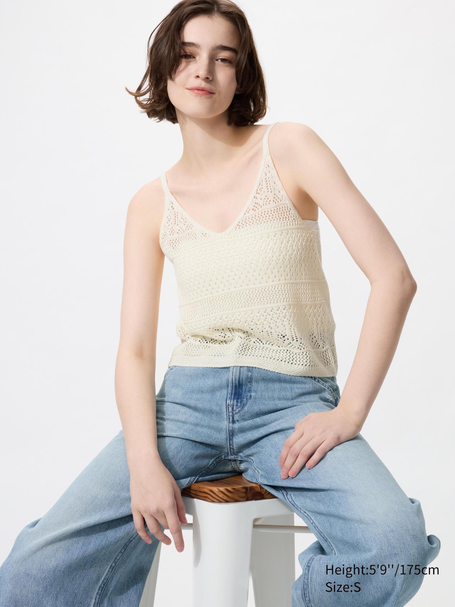 Crochet Knitted Camisole by UNIQLO