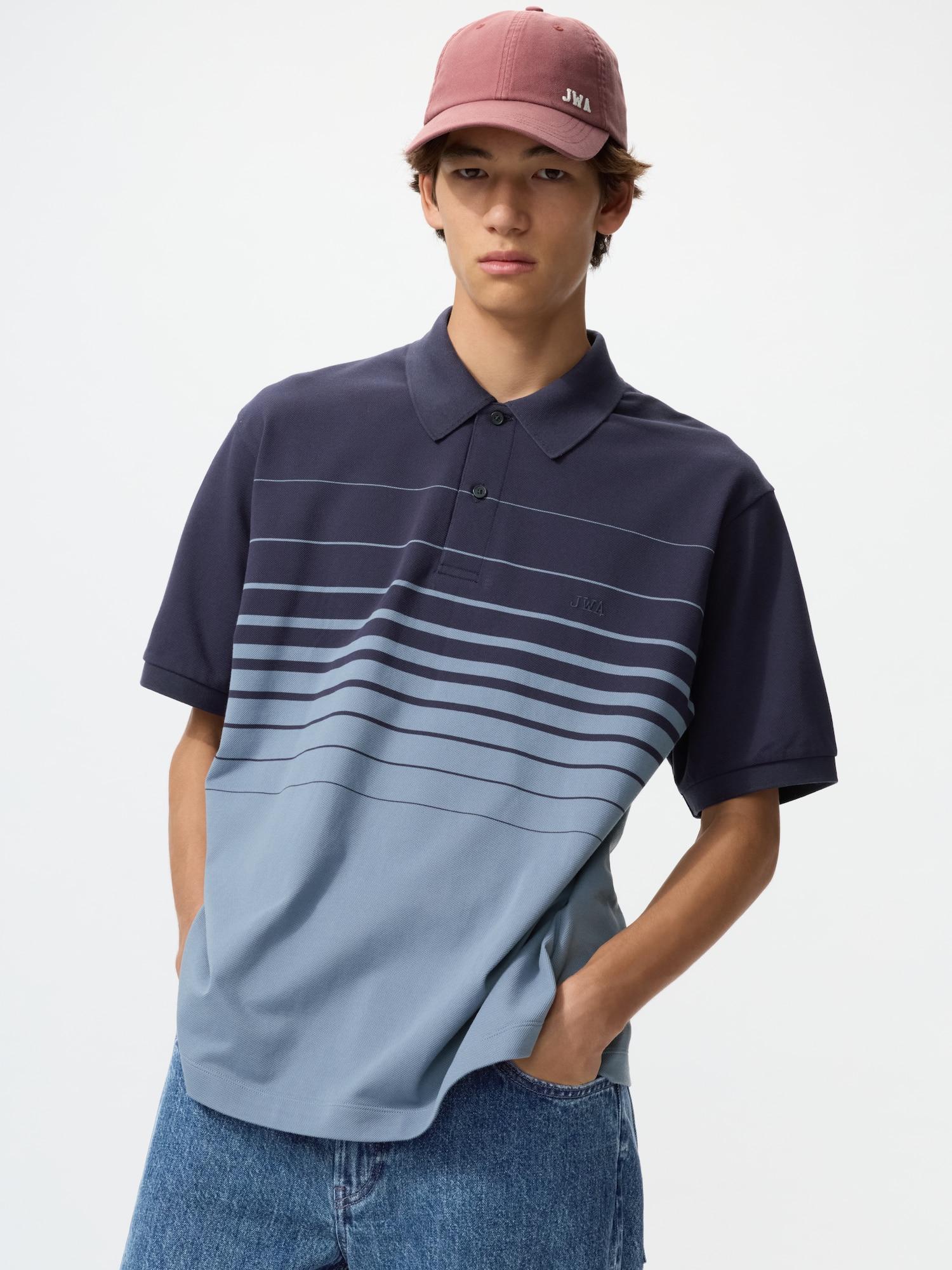 DRY Pique Striped Polo Shirt | Panel by UNIQLO