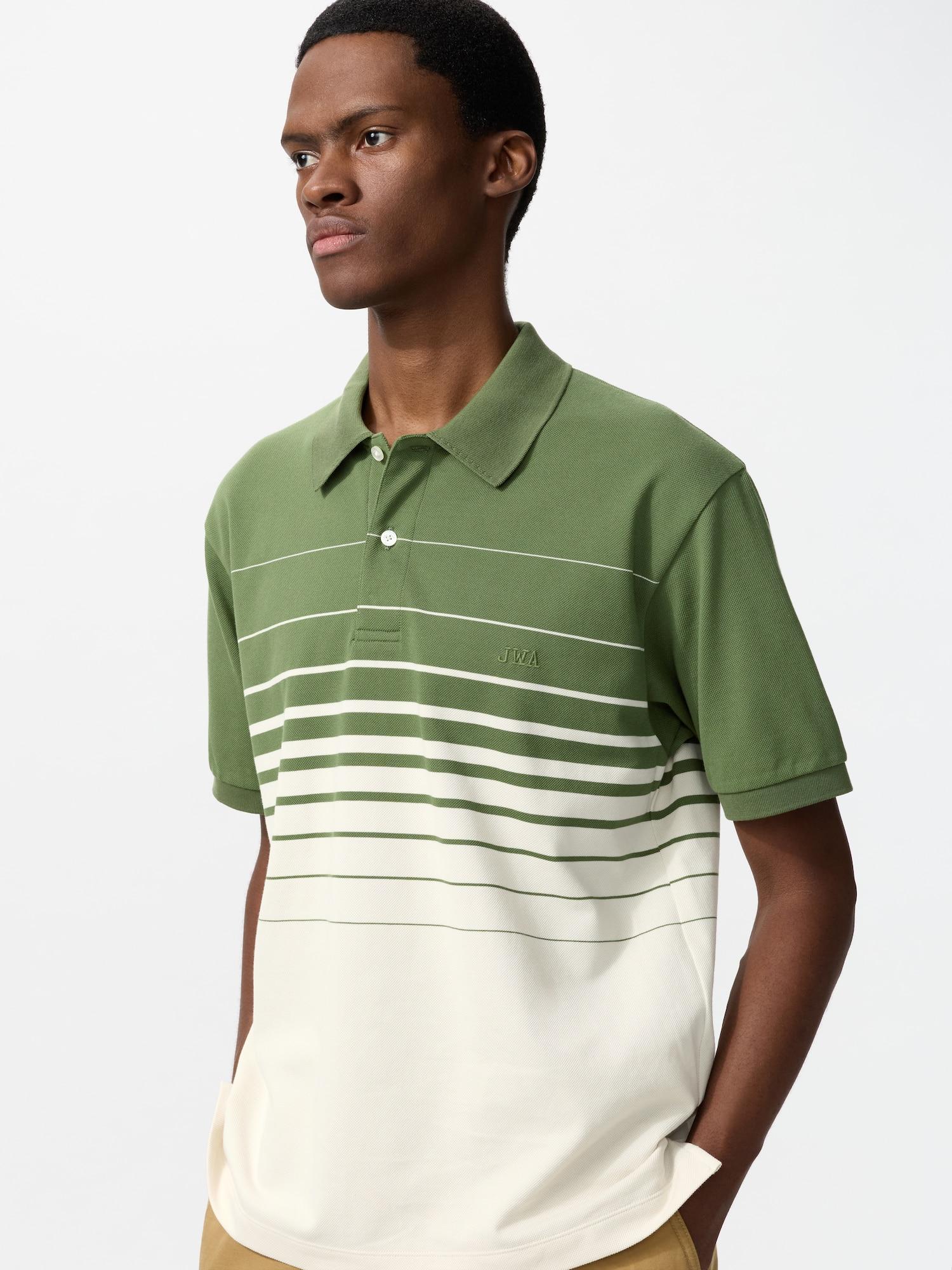 DRY Pique Striped Polo Shirt | Panel by UNIQLO