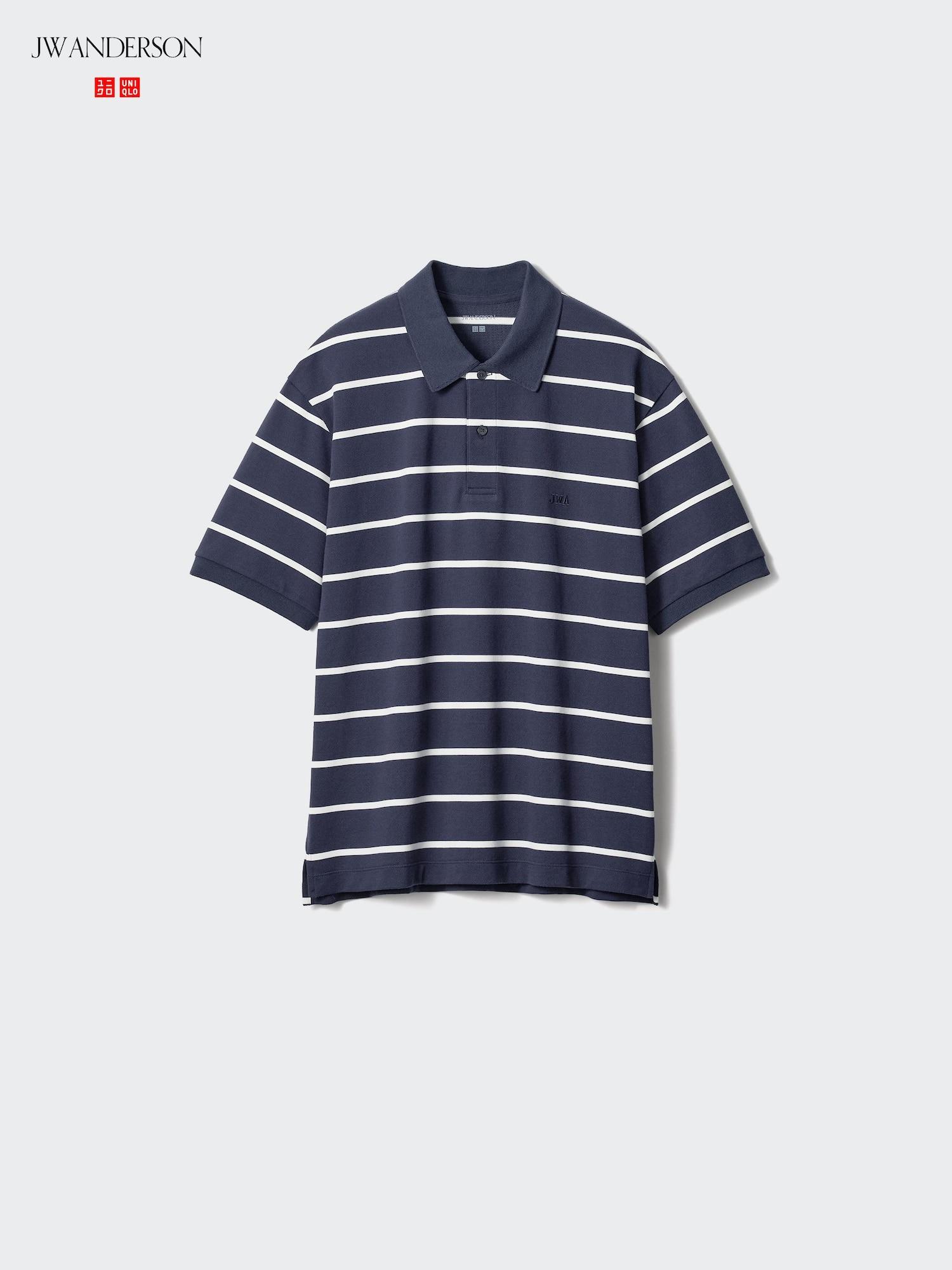 DRY Pique Striped Polo Shirt | Wide Stripe by UNIQLO