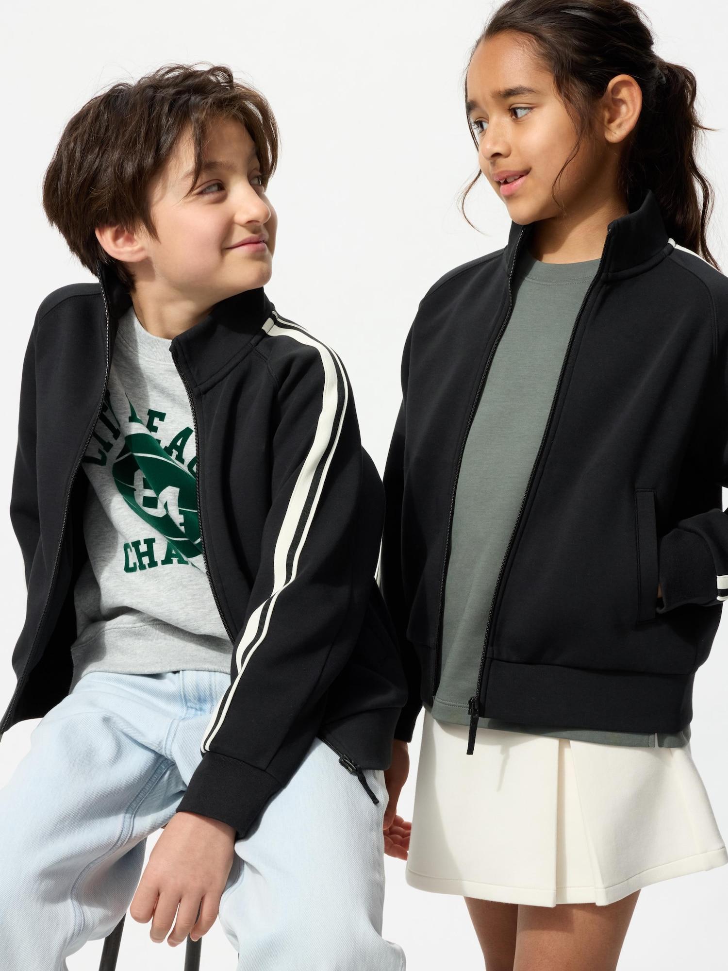 DRY Sweat Full-Zip Jacket | Striped by UNIQLO