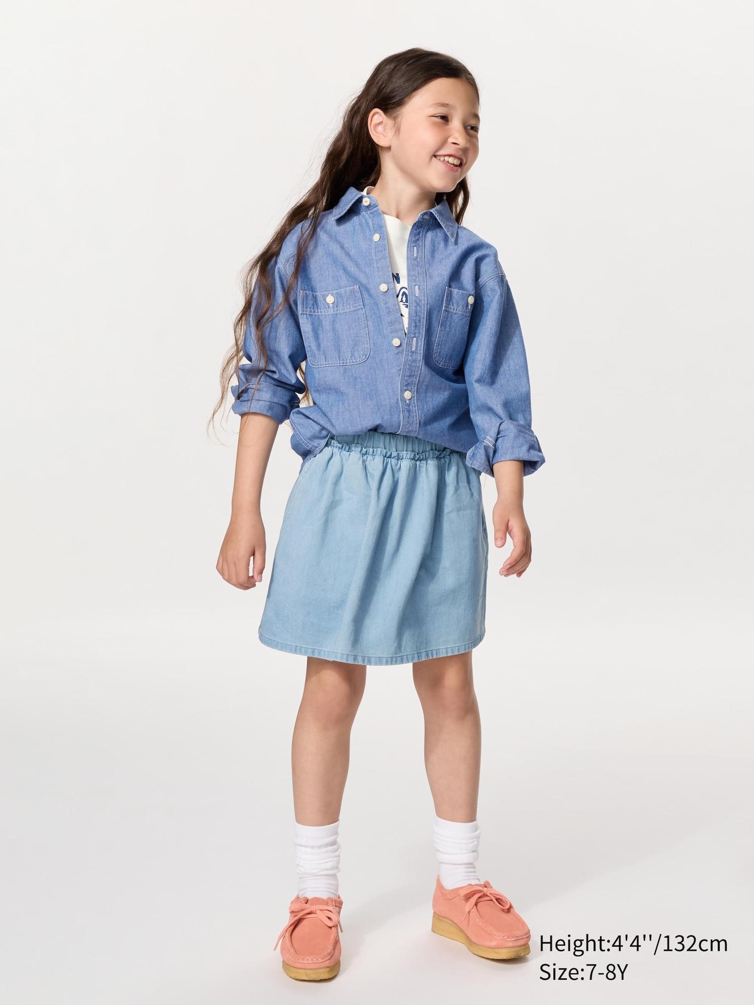 Denim Mini Skort by UNIQLO