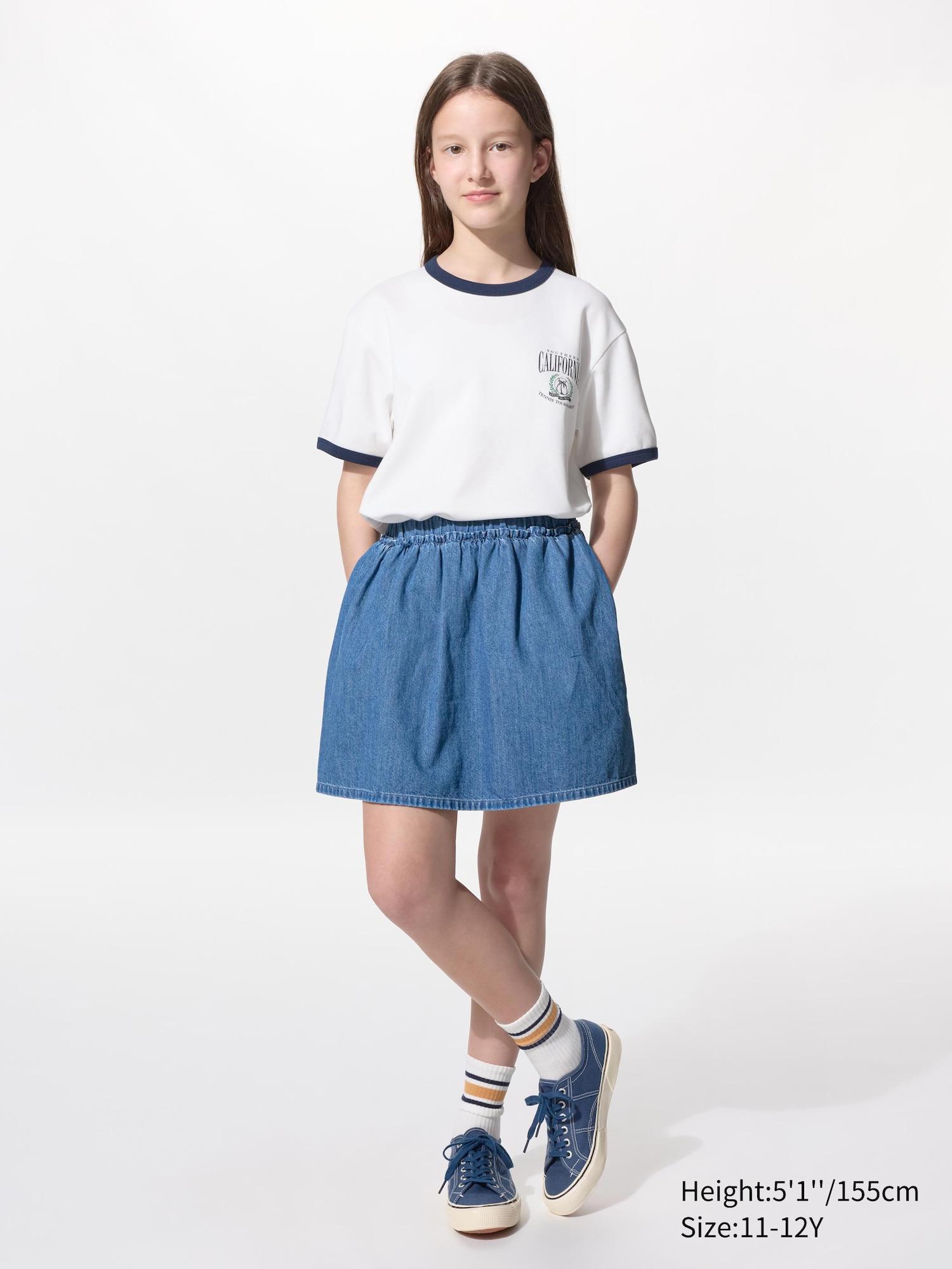 Denim Mini Skort by UNIQLO