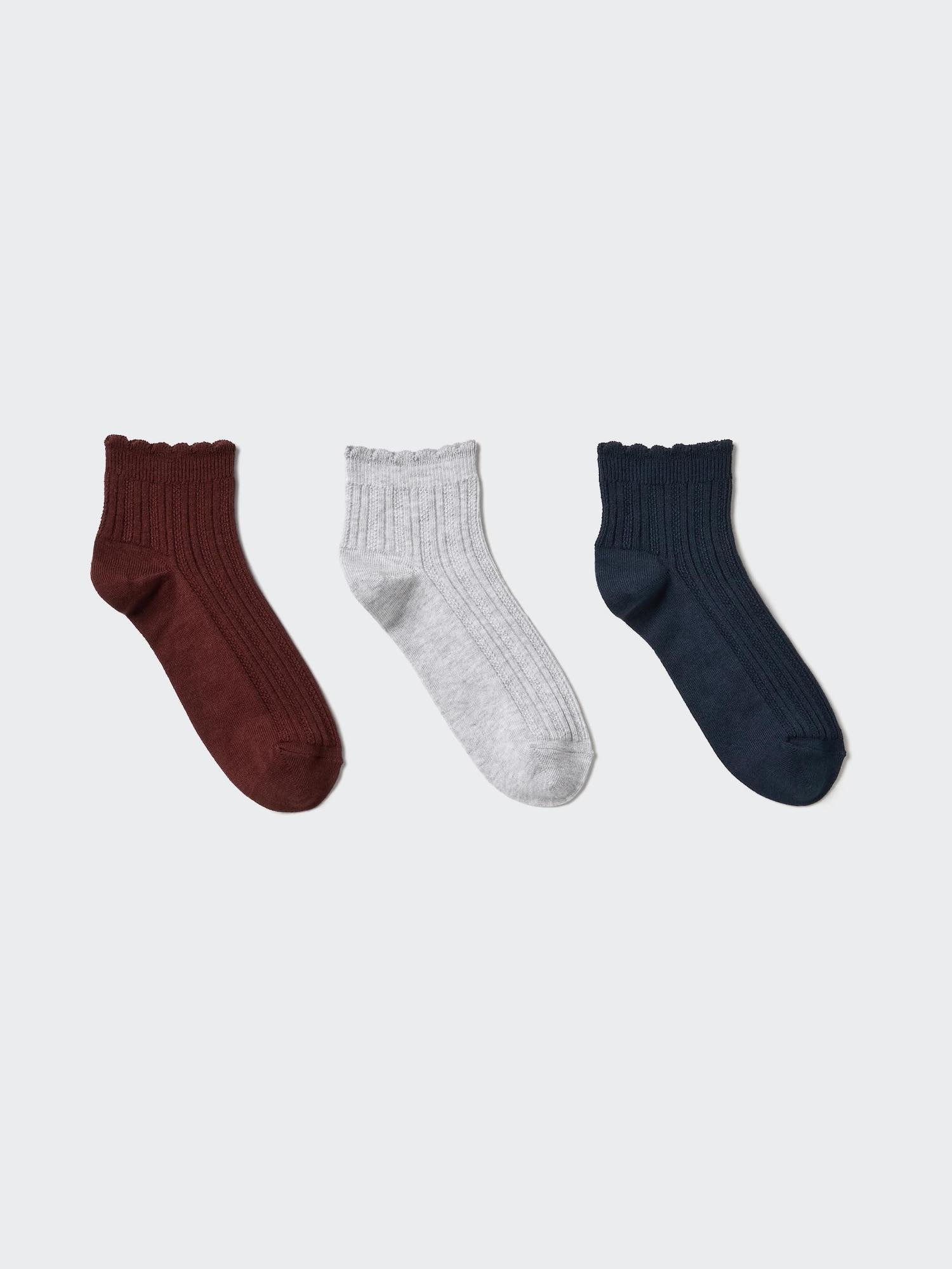 Frill Short Socks | 3 Pairs by UNIQLO